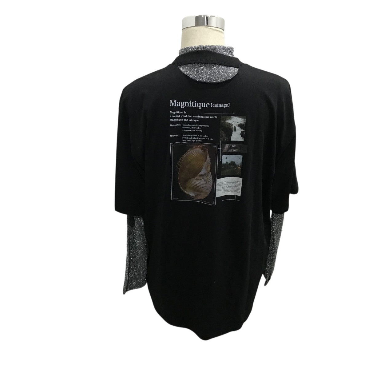 トップス UND MAGNITIQUE GLITTER INNER SET TOP セール】UND MAGNITIQUE GLITTER INNER SET TOP（Tシャツ