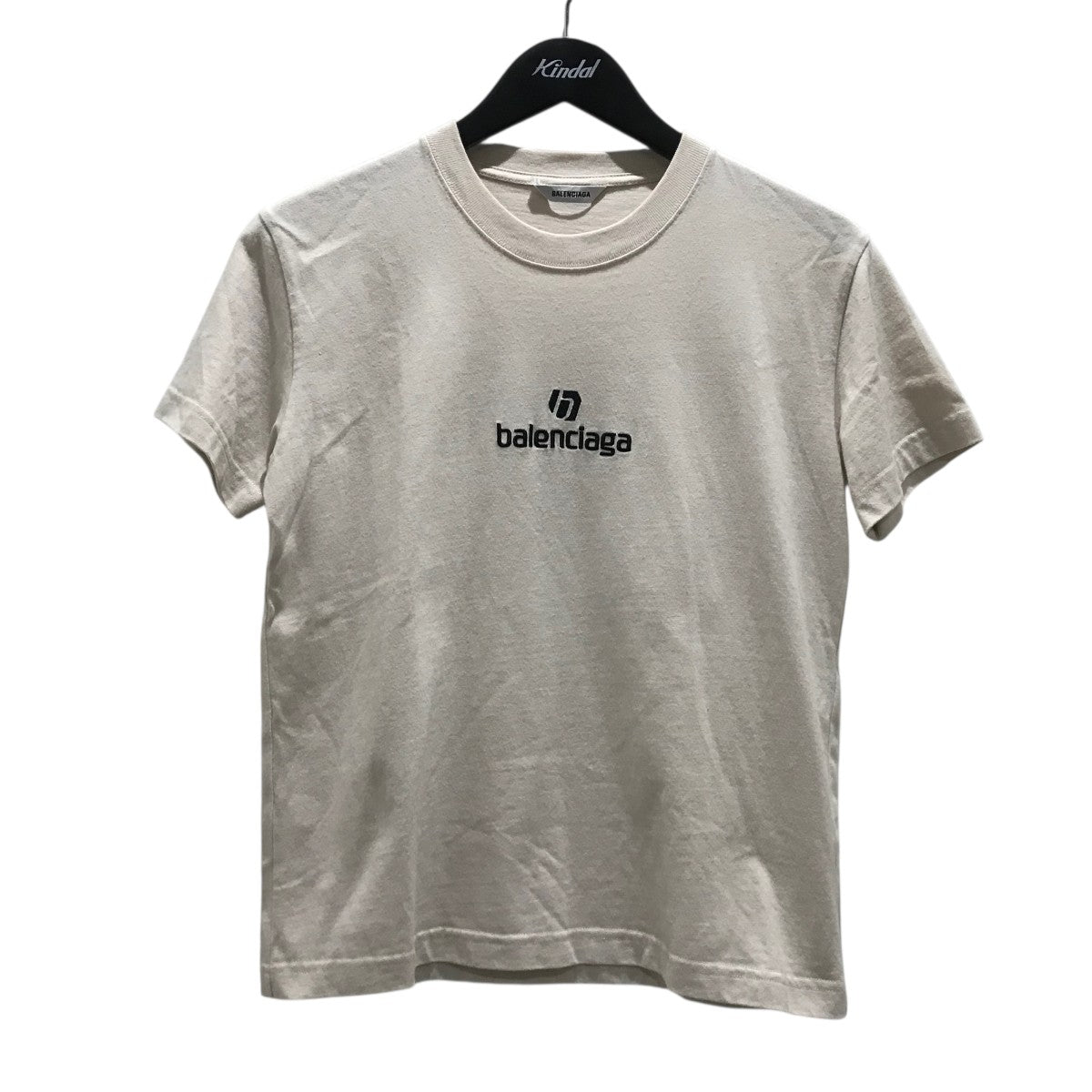 BALENCIAGA(バレンシアガ) ロゴ刺繍Tシャツ612964 612964