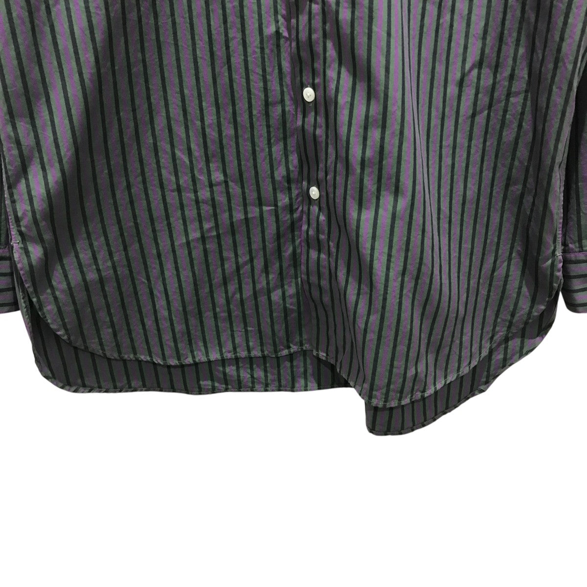 Cristaseya + Salvatore Piccolo 長袖シャツ SALVATORE PICCOLO×CRISTASEYA MAO SHIRT W/FRINGED COLLAR PINK