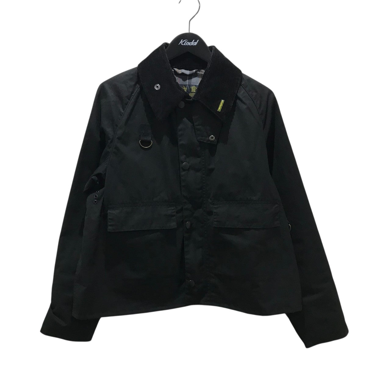 ＜Barbour＞ブラックウール\"SPEY\" サイズ34 マラリウス Barbour＞ブラックウール