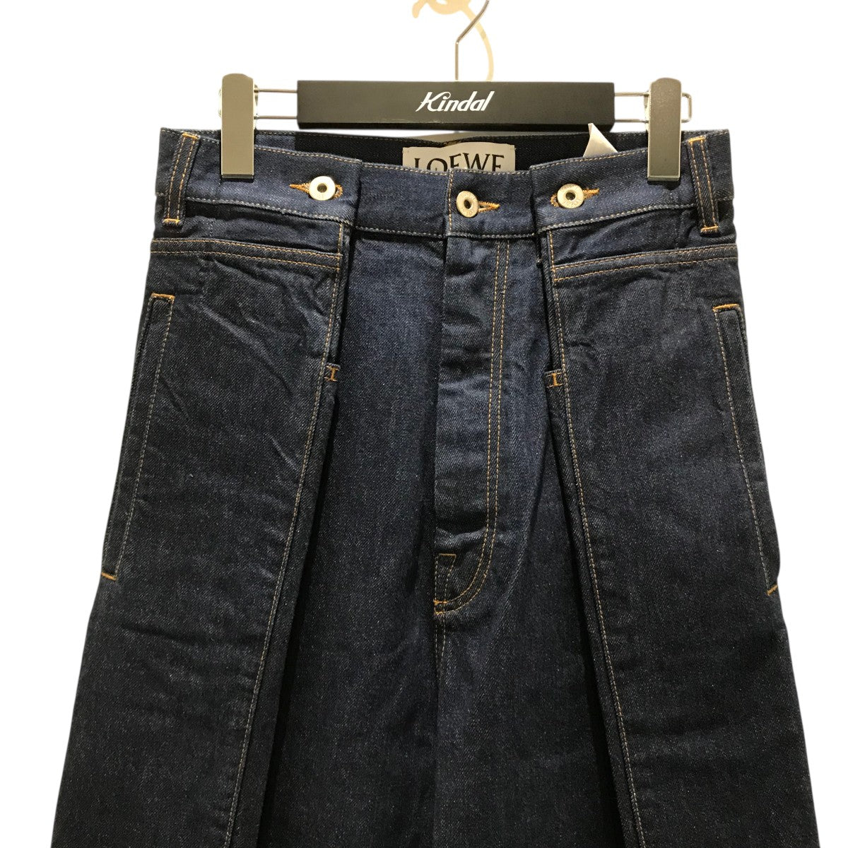 LOEWE(ロエベ) サイドアジャスター クロップド ワイド デニム