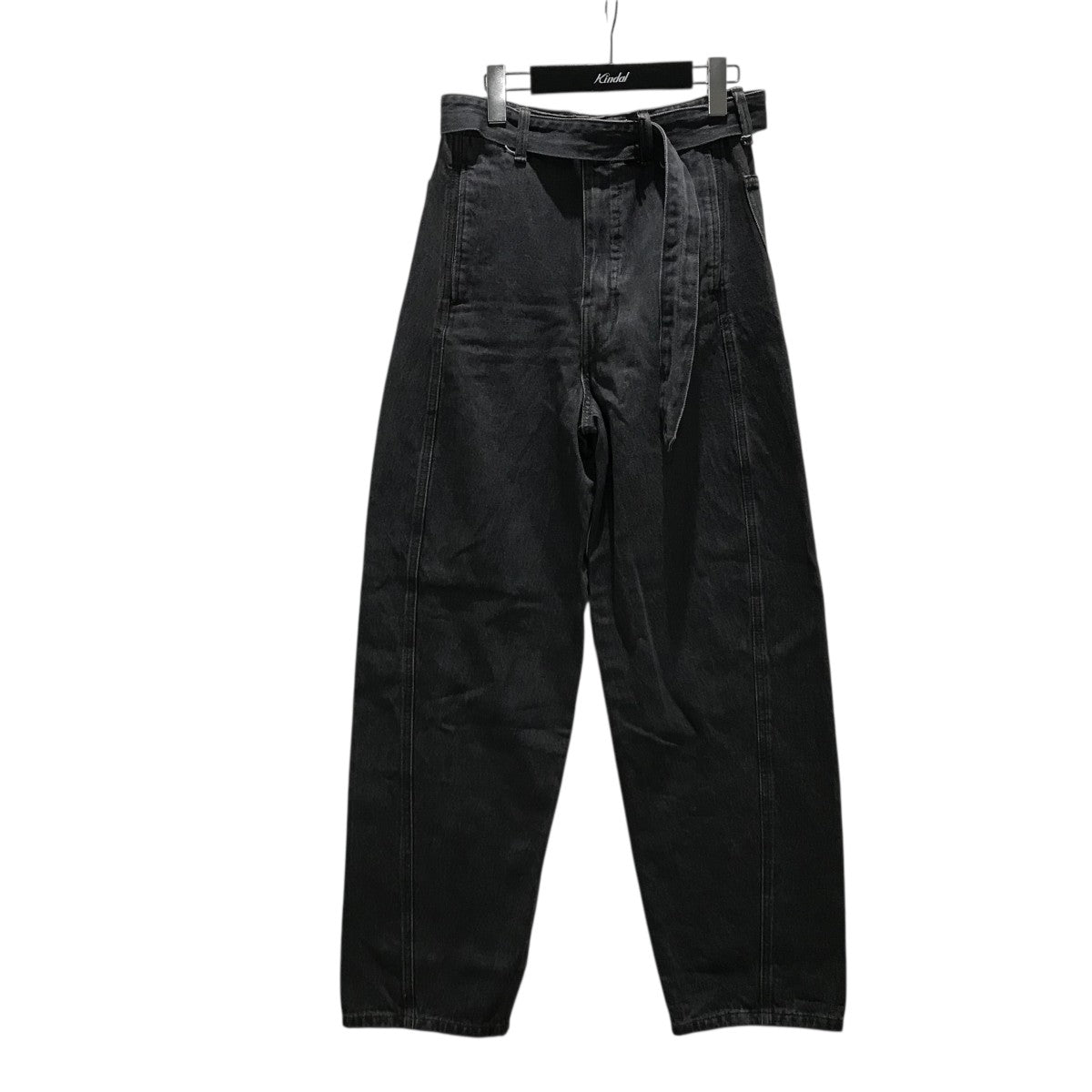 LEMAIRE BELTED PLEATED ブラック ベルト付きパンツ LEMAIRE BELTED PLEATED ブラック ベルト付きパンツ - メルカリ