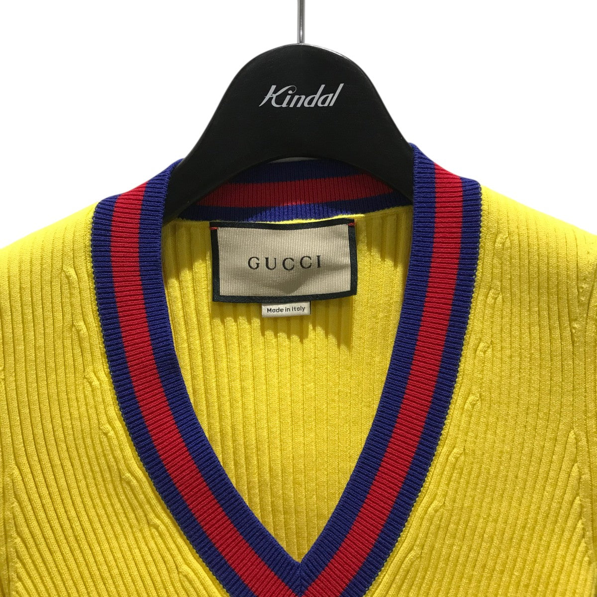 GUCCI(グッチ) ショート丈ニット756271 756271 イエロー サイズ