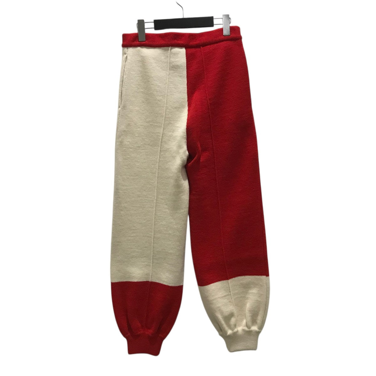 GUCCI(グッチ) バイカラーニットパンツ724731 724731 レッド