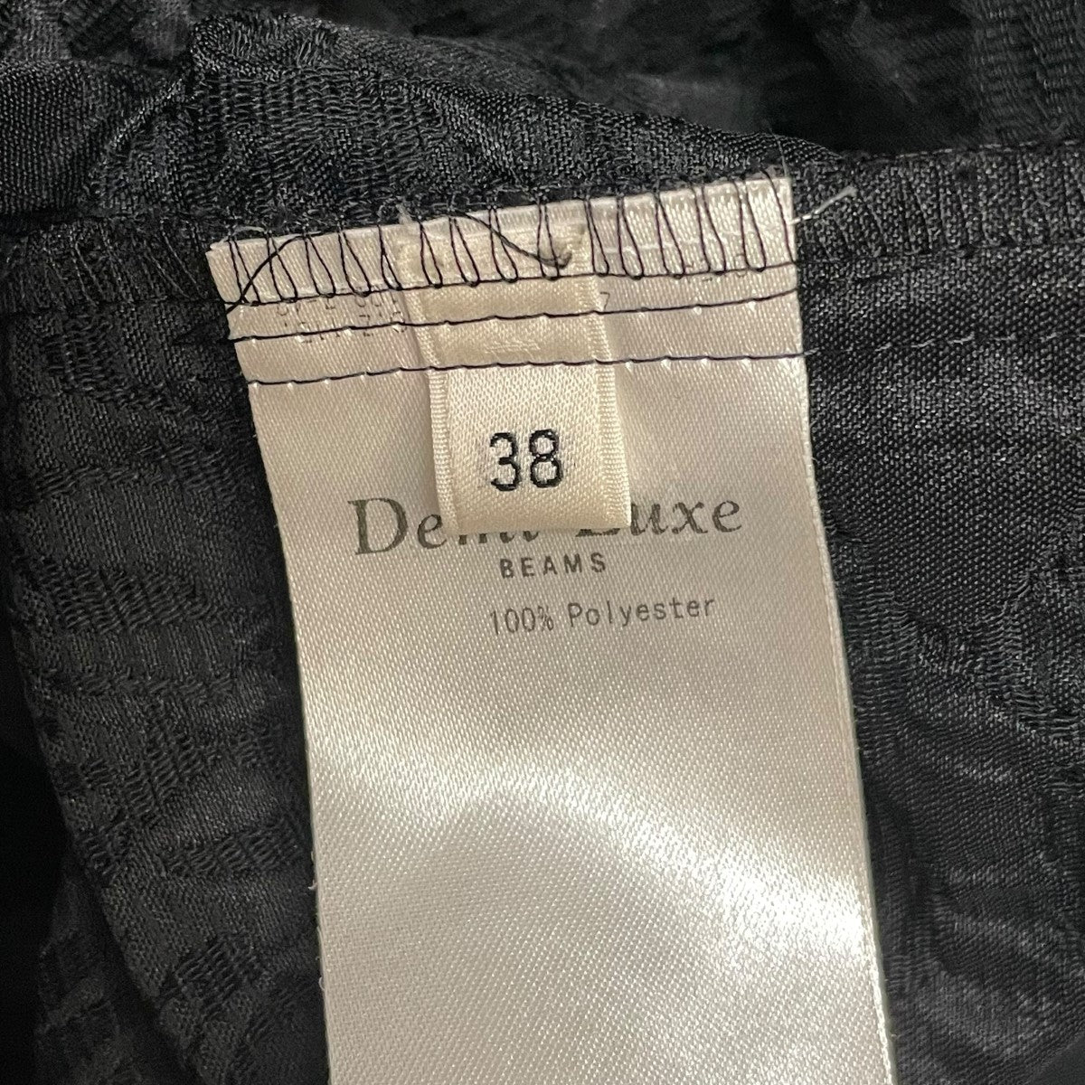 Demi-Luxe BEAMS / ペプラム ワンピース Demi-Luxe BEAMS/ ジャカードペプラムワンピース
