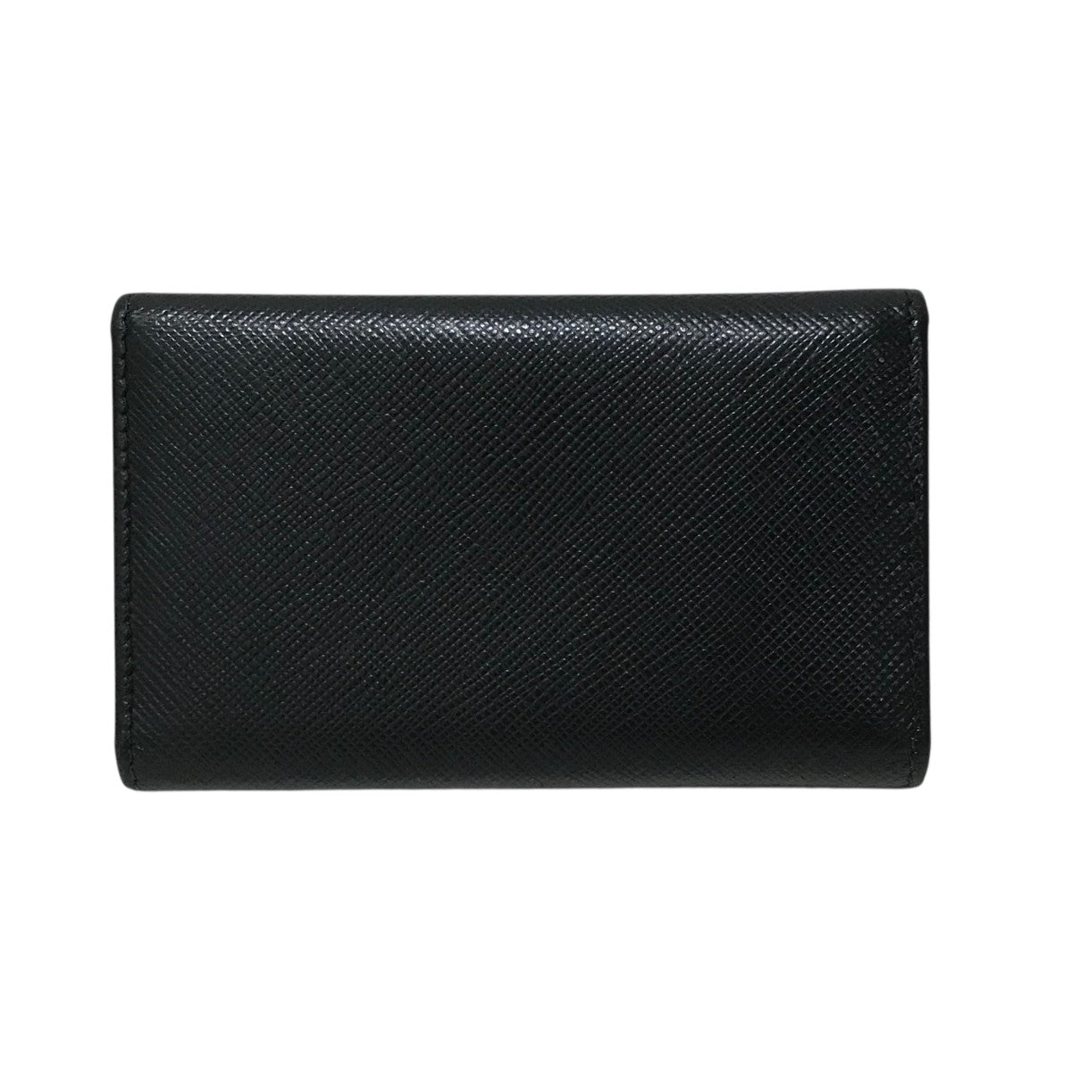 USED＊PRADA サフィアーノレザー キーケース PRADA(プラダ) サフィアーノレザーキーケース ブラック×ゴールド
