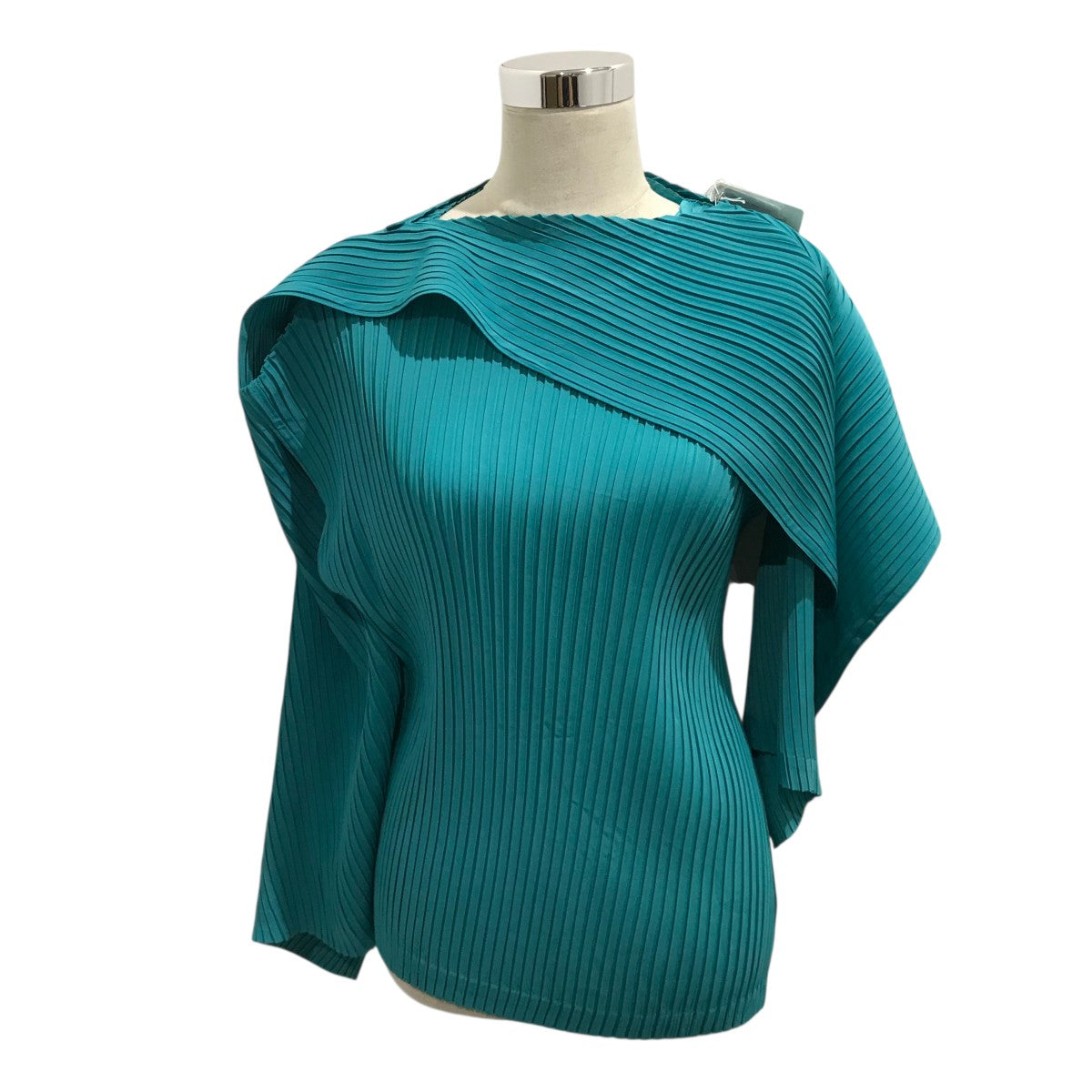 11 ISSEY MIYAKE イッセイミヤケ　ブラウス シャツ 青　プリーツ PLEATS PLEASE ISSEY MIYAKE（ブルー・ネイビー/青色系）の