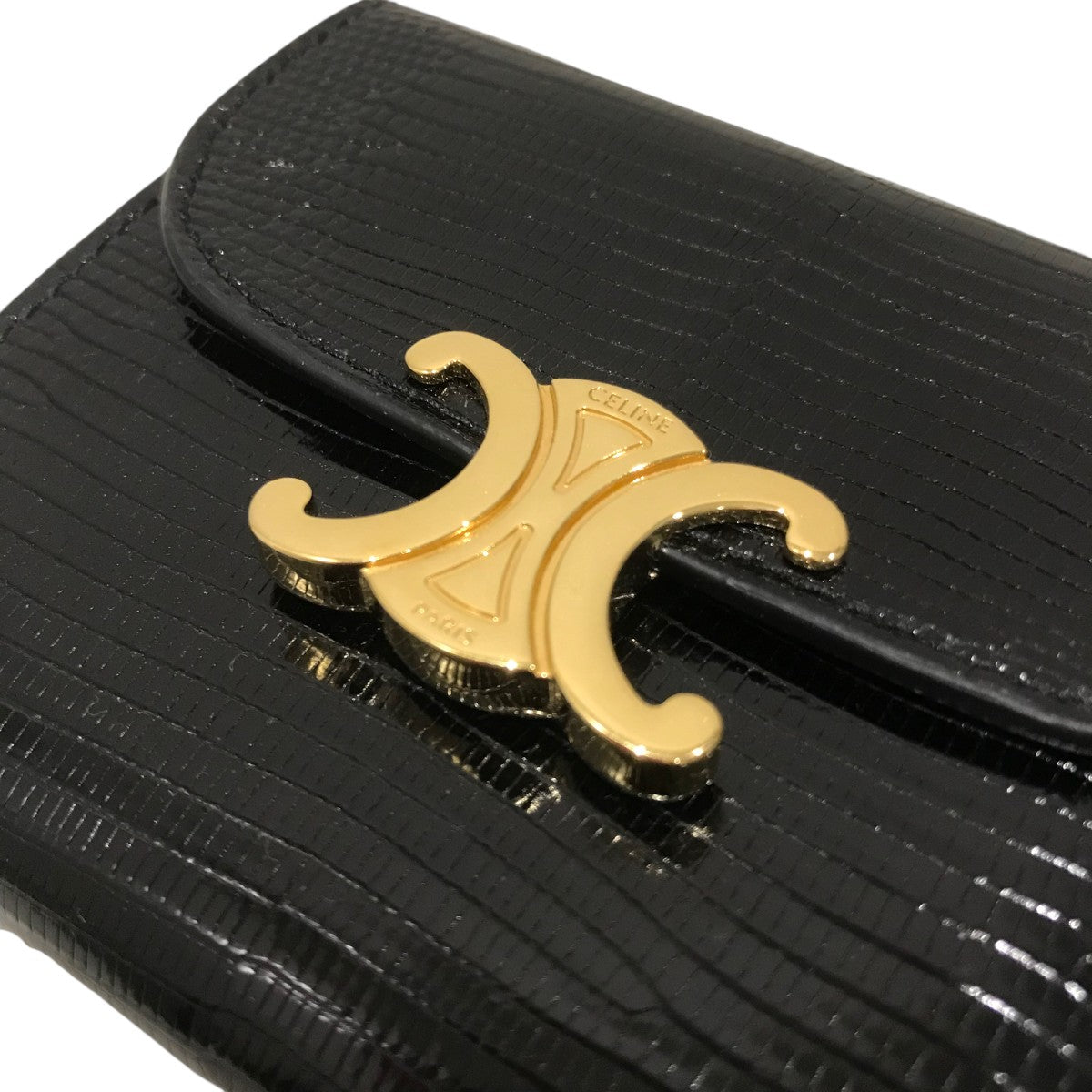 CELINE(セリーヌ) リザードスモールフラップウォレット