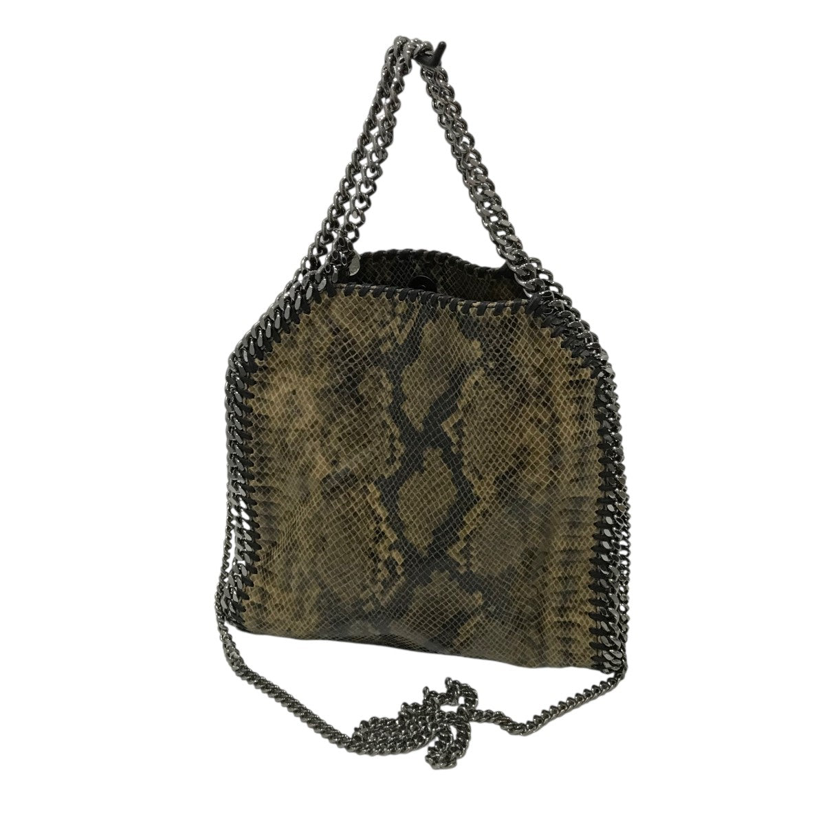 ステラマッカートニーSTELLA McCARTNEY クラッチバッグ パイソン柄 ステラマッカートニーSTELLA McCARTNEY クラッチバッグ パイソン柄