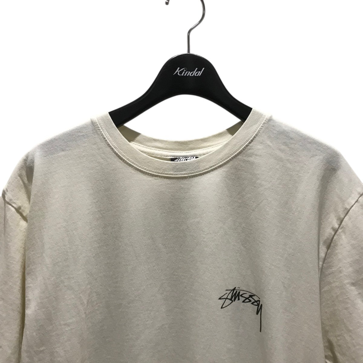 【即完品】STUSSY ヘビーウエイト半袖トレーナー未使用品 stussy(ステューシー) 半袖Tシャツ アイボリー サイズ M｜【公式