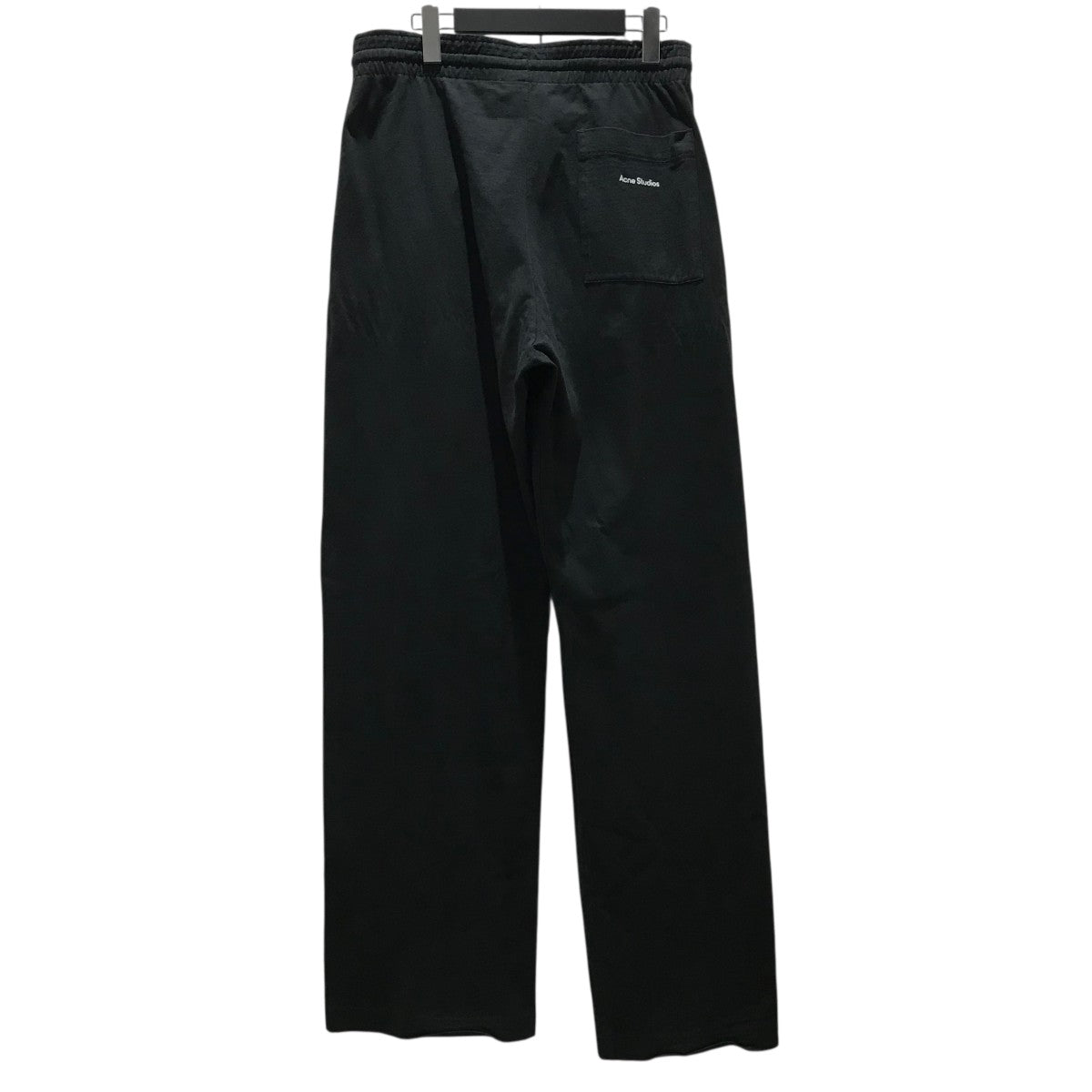 acne studios 黒スラックス Acne Studios - ツイルコットンブレンド トラウザーズ - ブラック