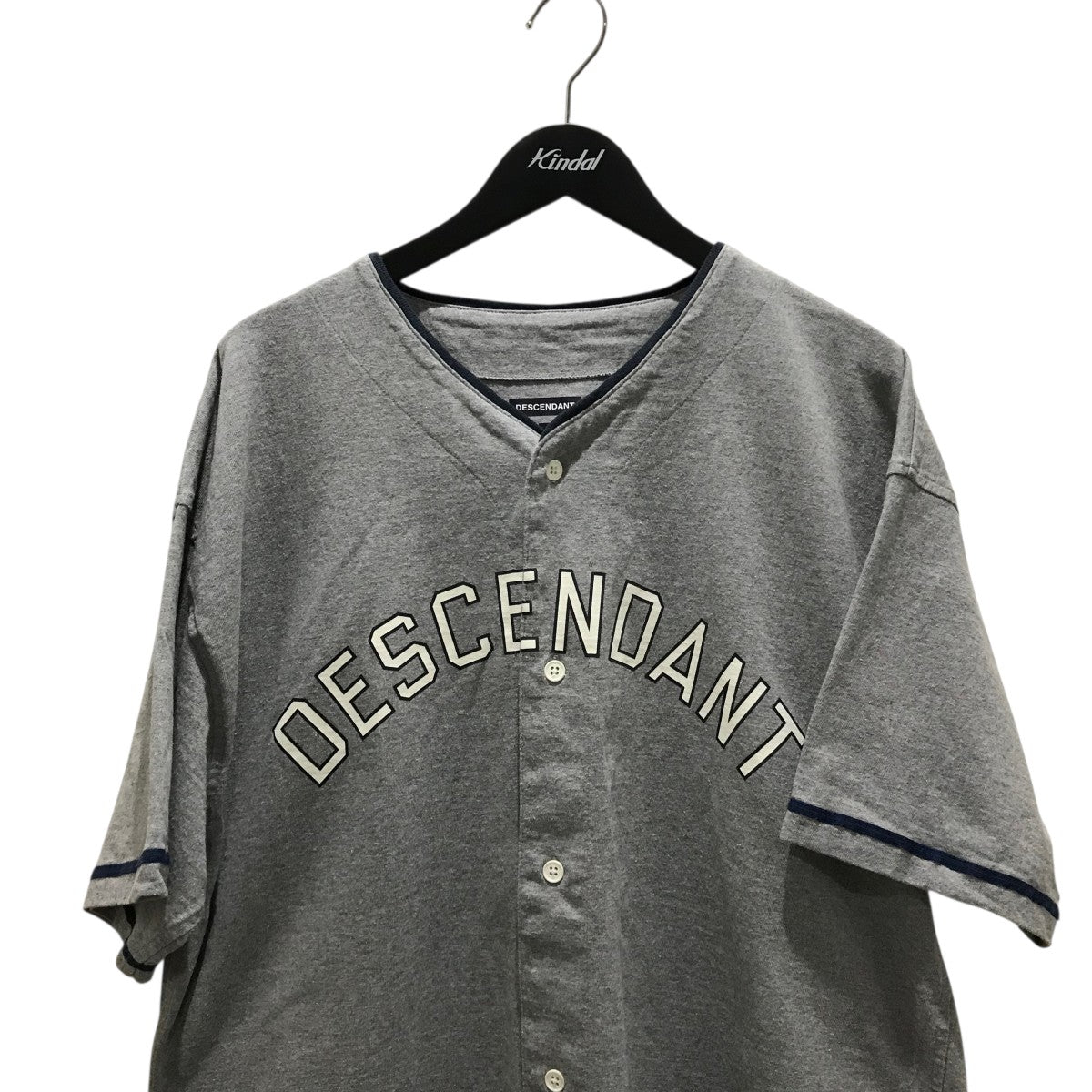 DESCENDANT(ディセンダント) 半袖シャツ グレー サイズ 4