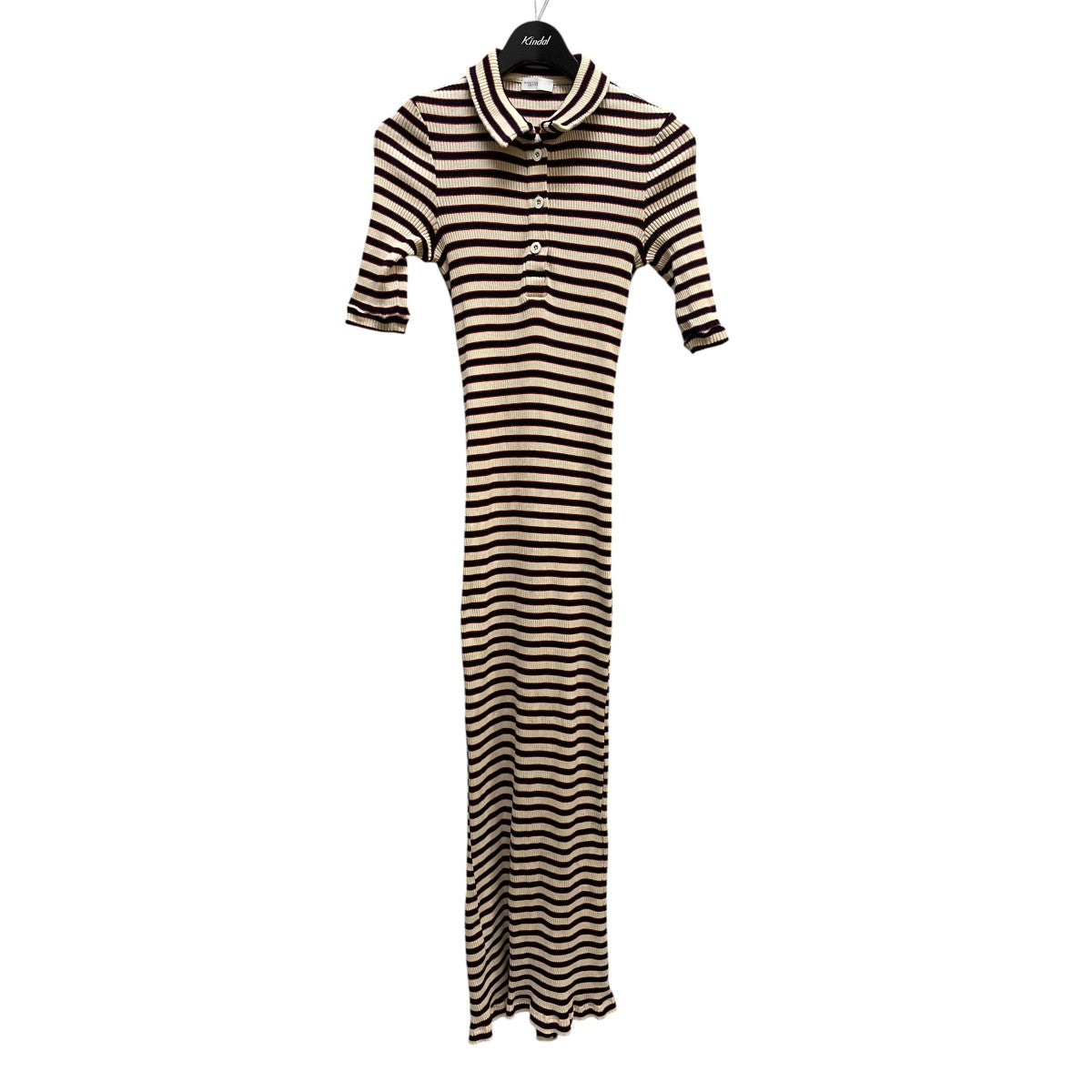 ROSETTA GETTY ボーダーニットワンピース 古着・中古-1枚目のアイテム画像