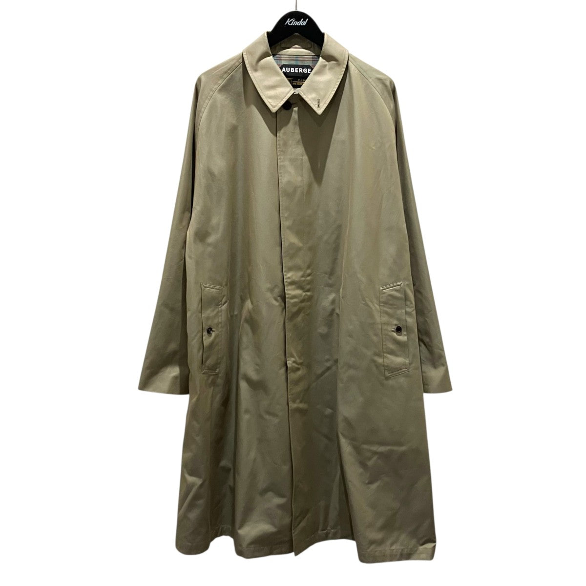 AUBERGE ステンカラーコート 古着・中古-1枚目のアイテム画像