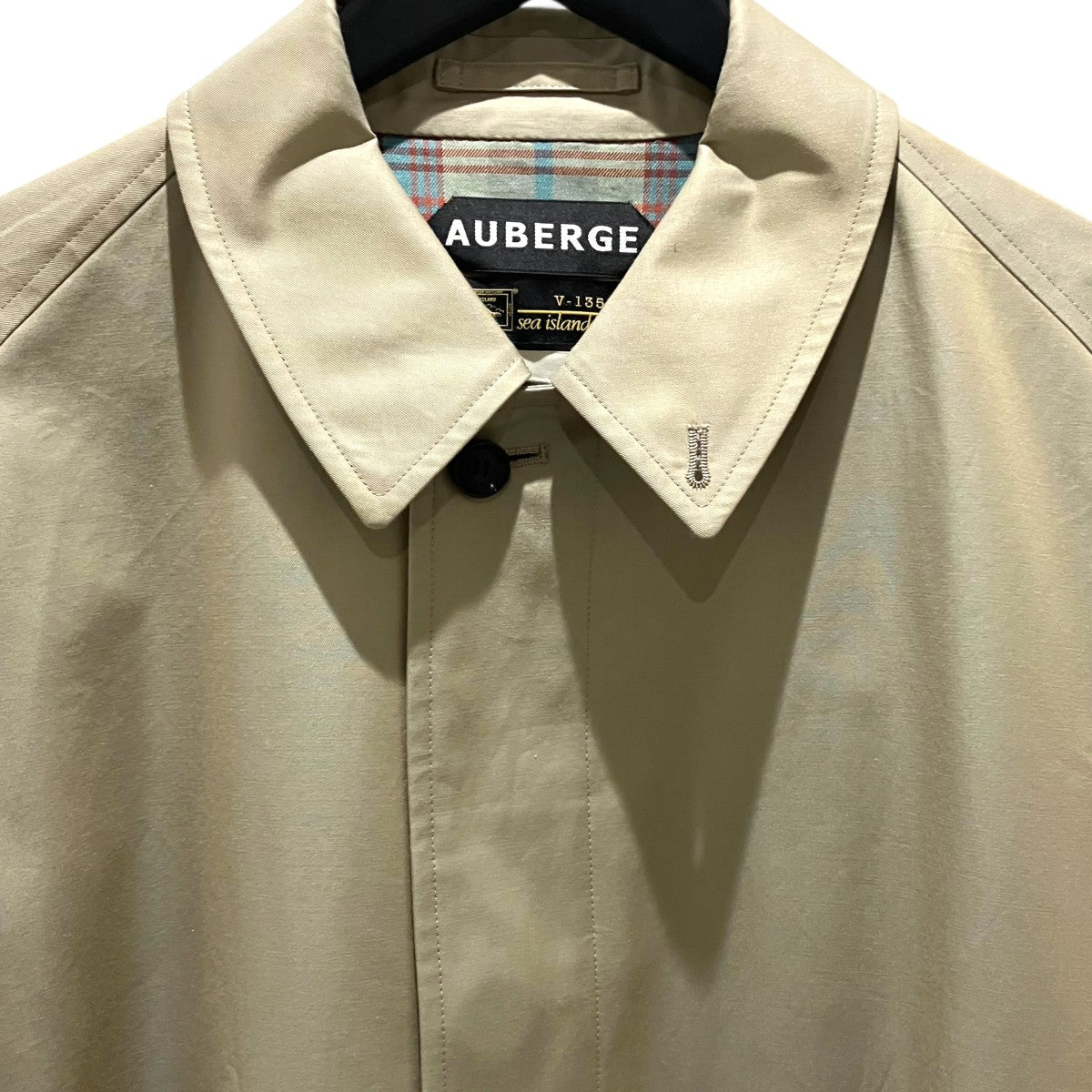 AUBERGE ステンカラーコート 古着・中古-3枚目のアイテム画像