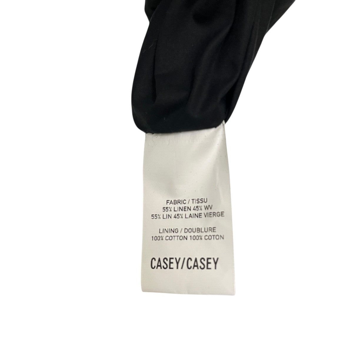 CASEY CASEY(ケイシーケイシー) 中綿コート ブラック サイズ L｜【公式