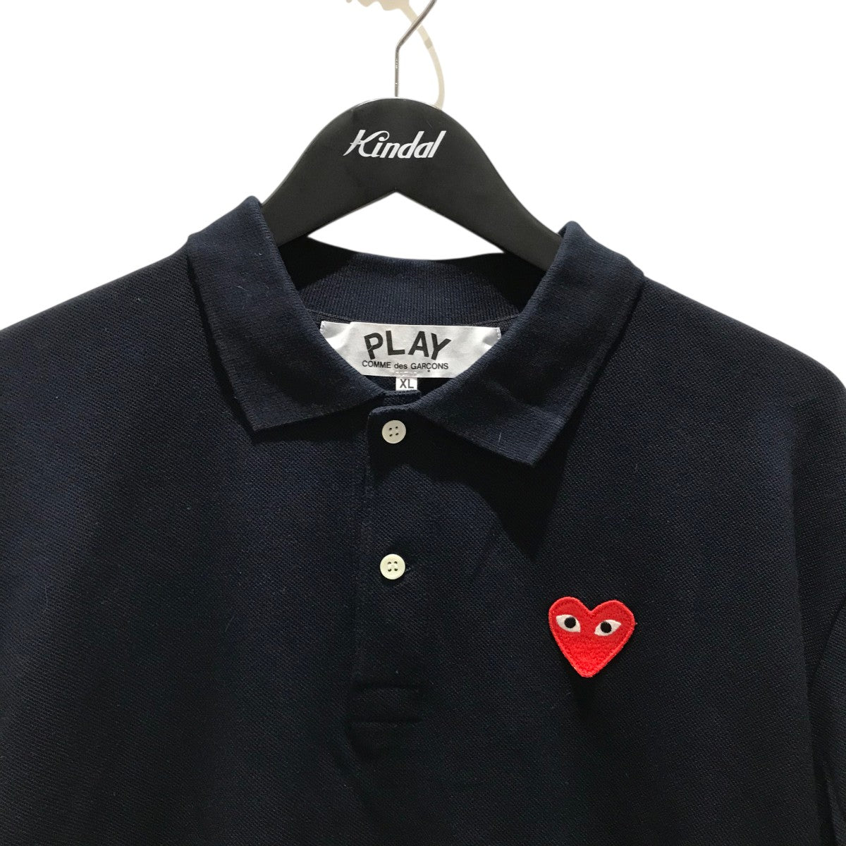 PLAY COMME des GARÇONS ブラック ポロシャツ L 12027270_40441195_600.jpg