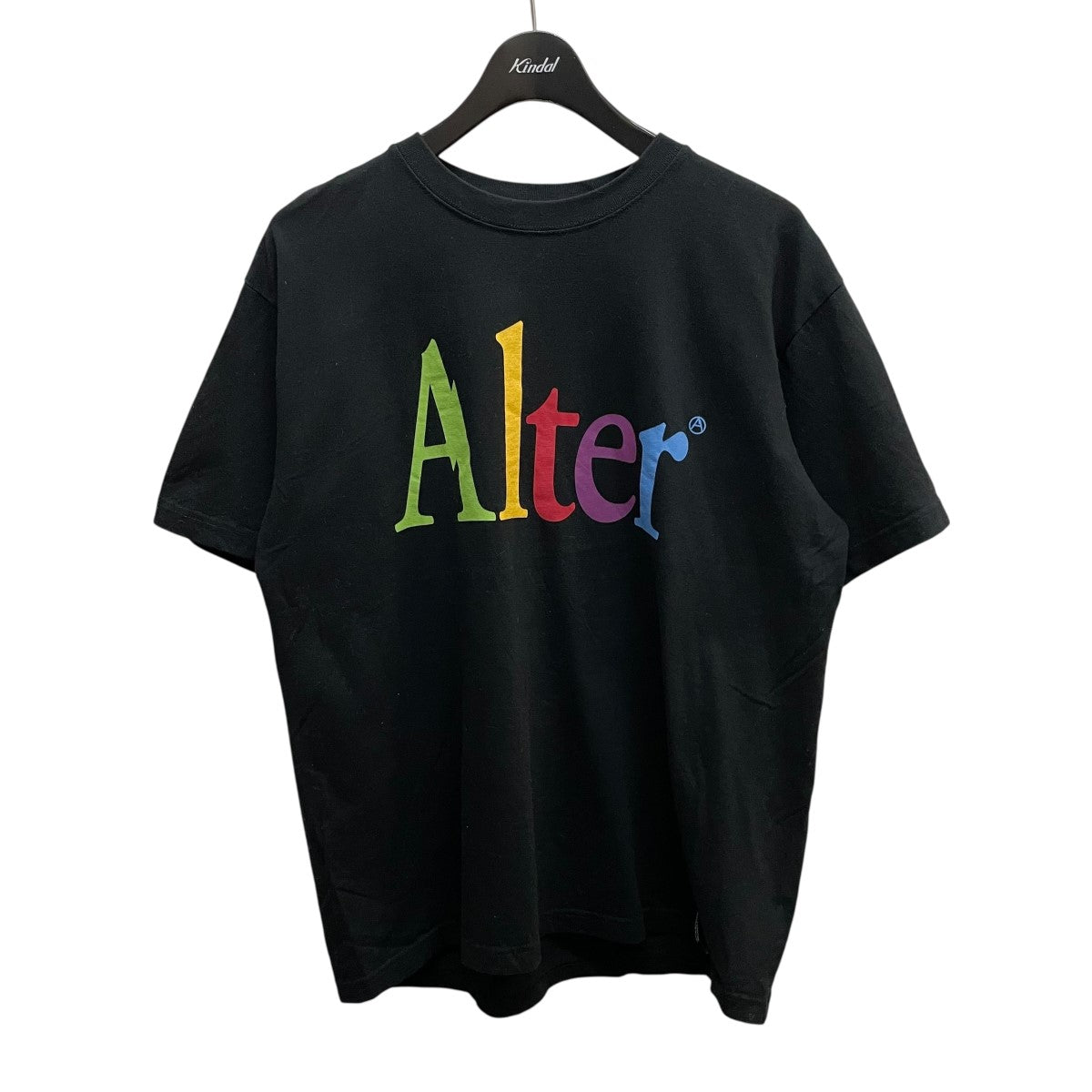 新品　今季秋冬モデルアドミラル黒 M Tシャツ atmos New Old English LS T-Shirt BLACK （アトモス ニュー