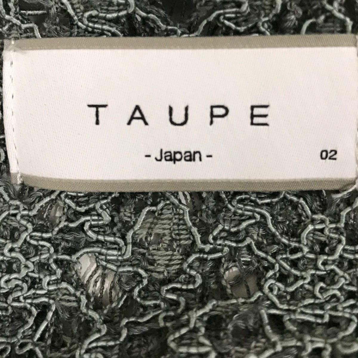 TAUPE(トープ) 25SS【KARAMI RACE OPEN COLLAR SHIRTS】レース