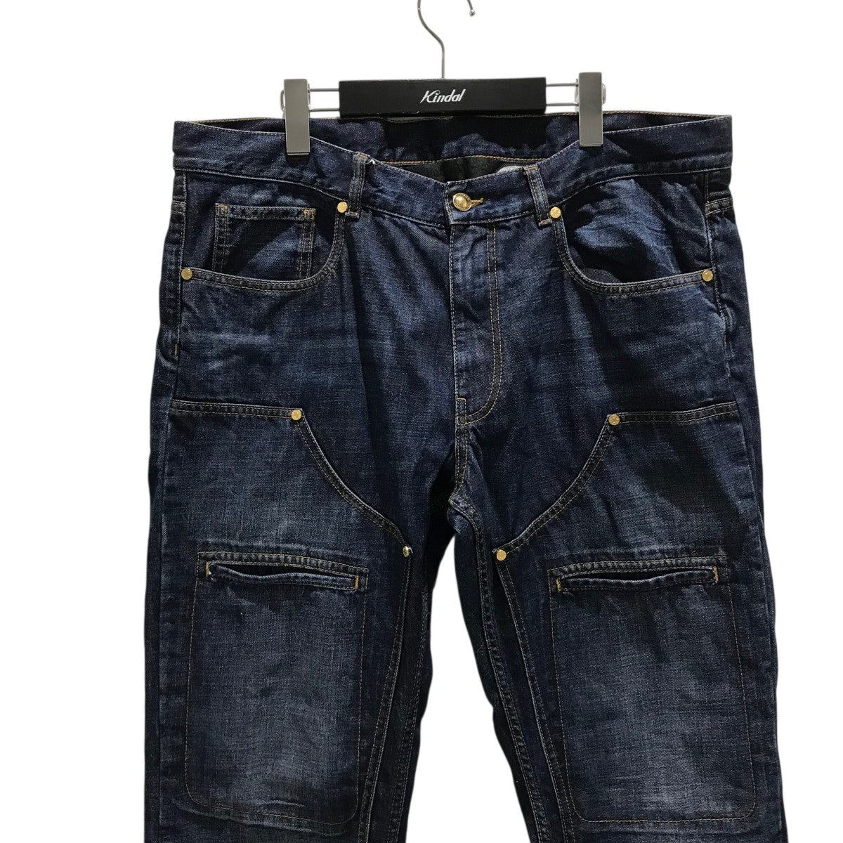 ダブルニーデニムパンツPMYB024F23DEN001