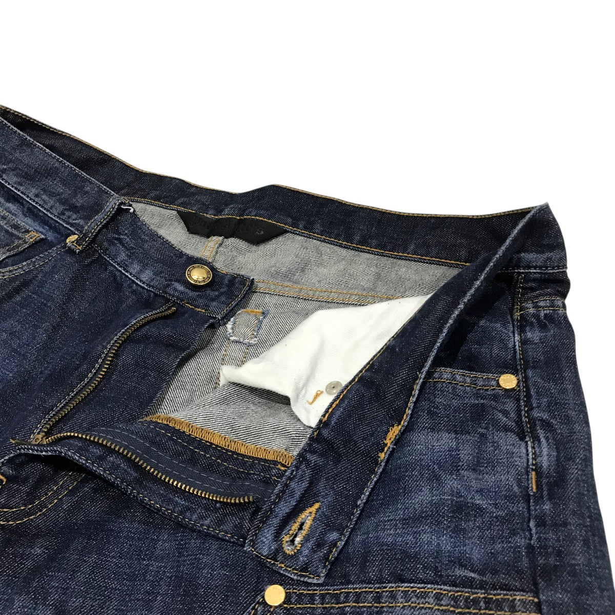 ダブルニーデニムパンツPMYB024F23DEN001