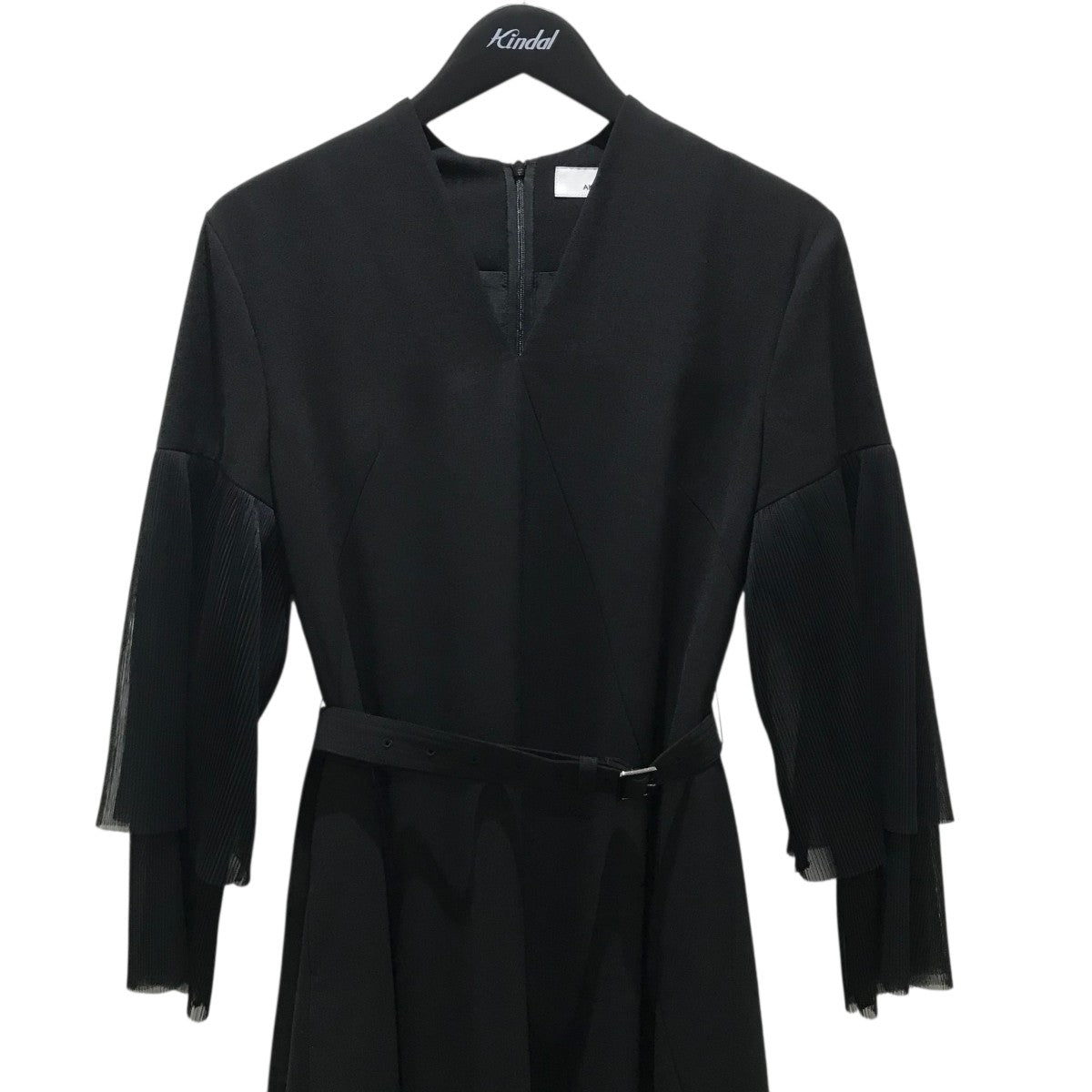 AKIRA NAKA 【Tiia pleats sleeve dress BK】袖プリーツワンピースAW2423-BK 古着・中古-3枚目のアイテム画像