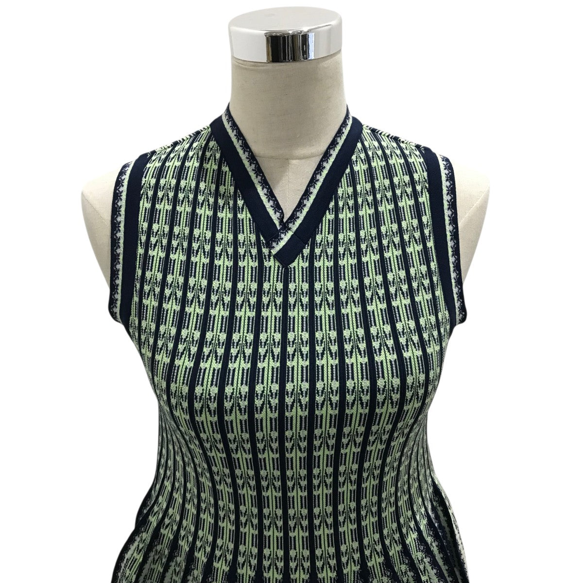 mame kurogouchi(マメクロゴウチ) 25SS【Lantern Knitted Volume Top  