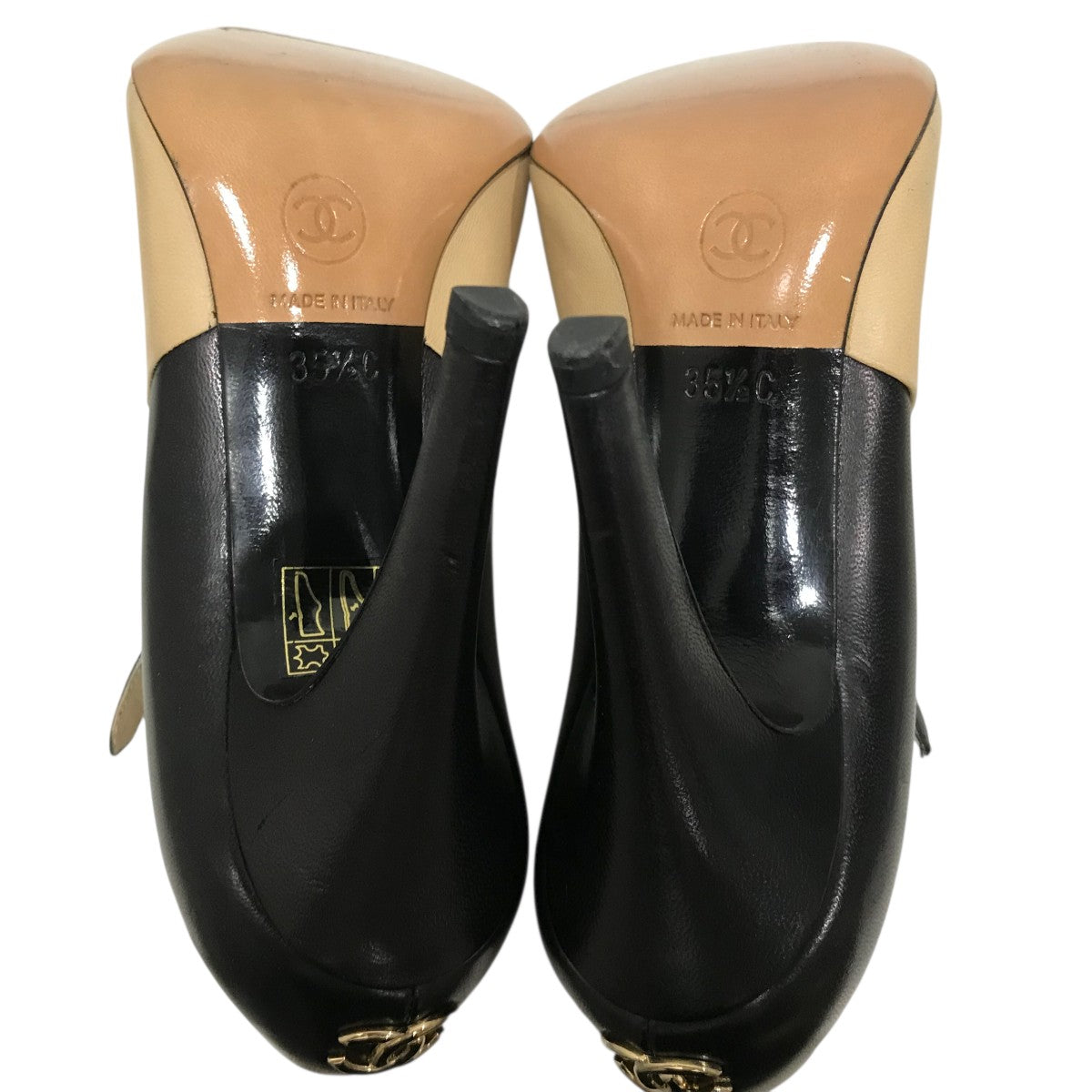 CHANEL ストライプ　パンプス　6.5 CHANEL ストライプ パンプス 6.5 CHANEL ストライプ パンプス 6.5