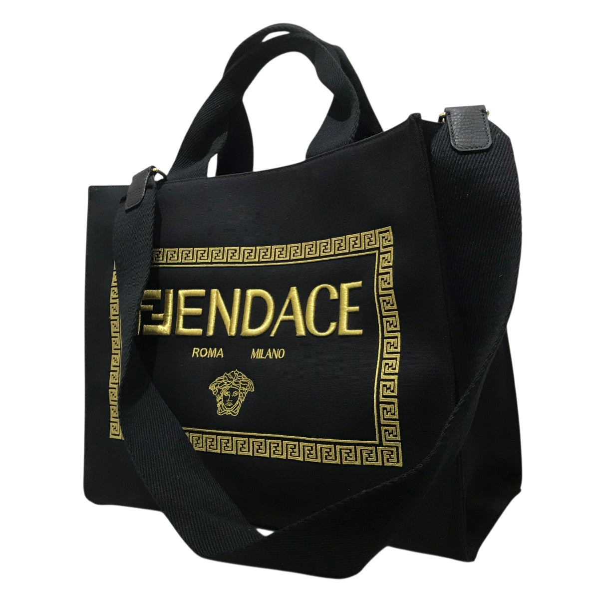 FENDI×VERSACE 2WAYバッグ ブラック サイズ -｜【公式】カインド