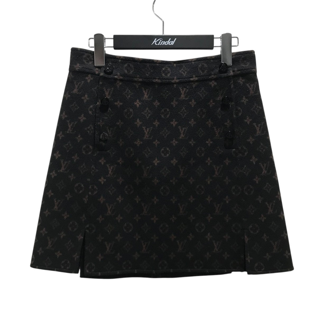 美品 ヴィトン LOUIS VUITTON シルク レザー ミニスカート 36 中古・古着通販】LOUIS VUITTON (ルイ ヴィトン) 22SS