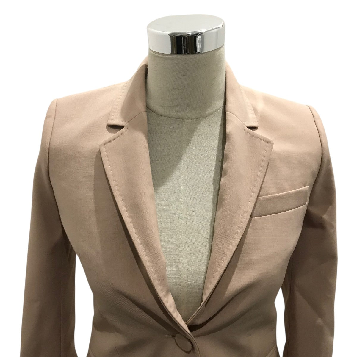 VALENTINO ファー袖テーラードジャケット2B0CE2N374B 古着・中古-3枚目のアイテム画像