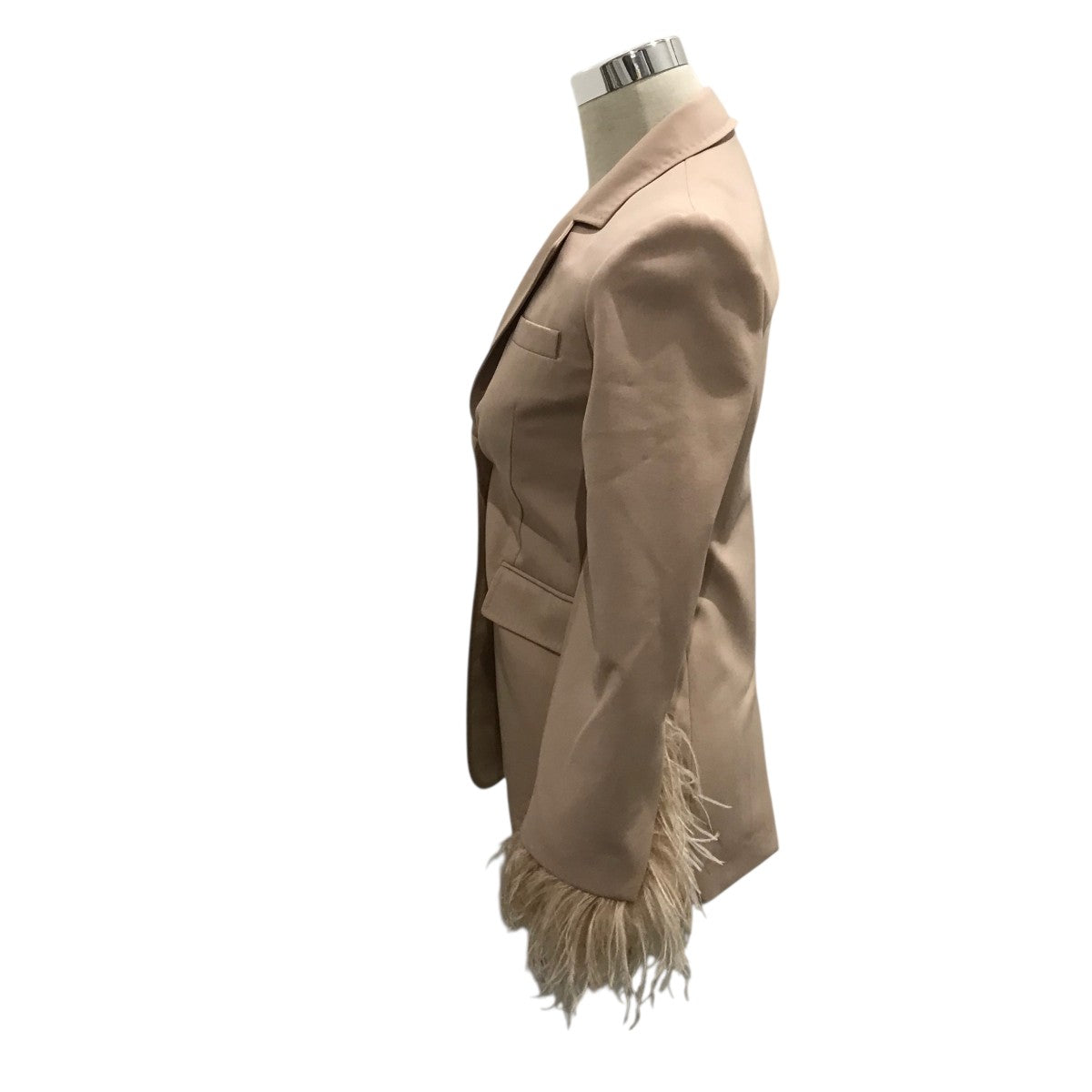 VALENTINO ファー袖テーラードジャケット2B0CE2N374B 古着・中古-5枚目のアイテム画像