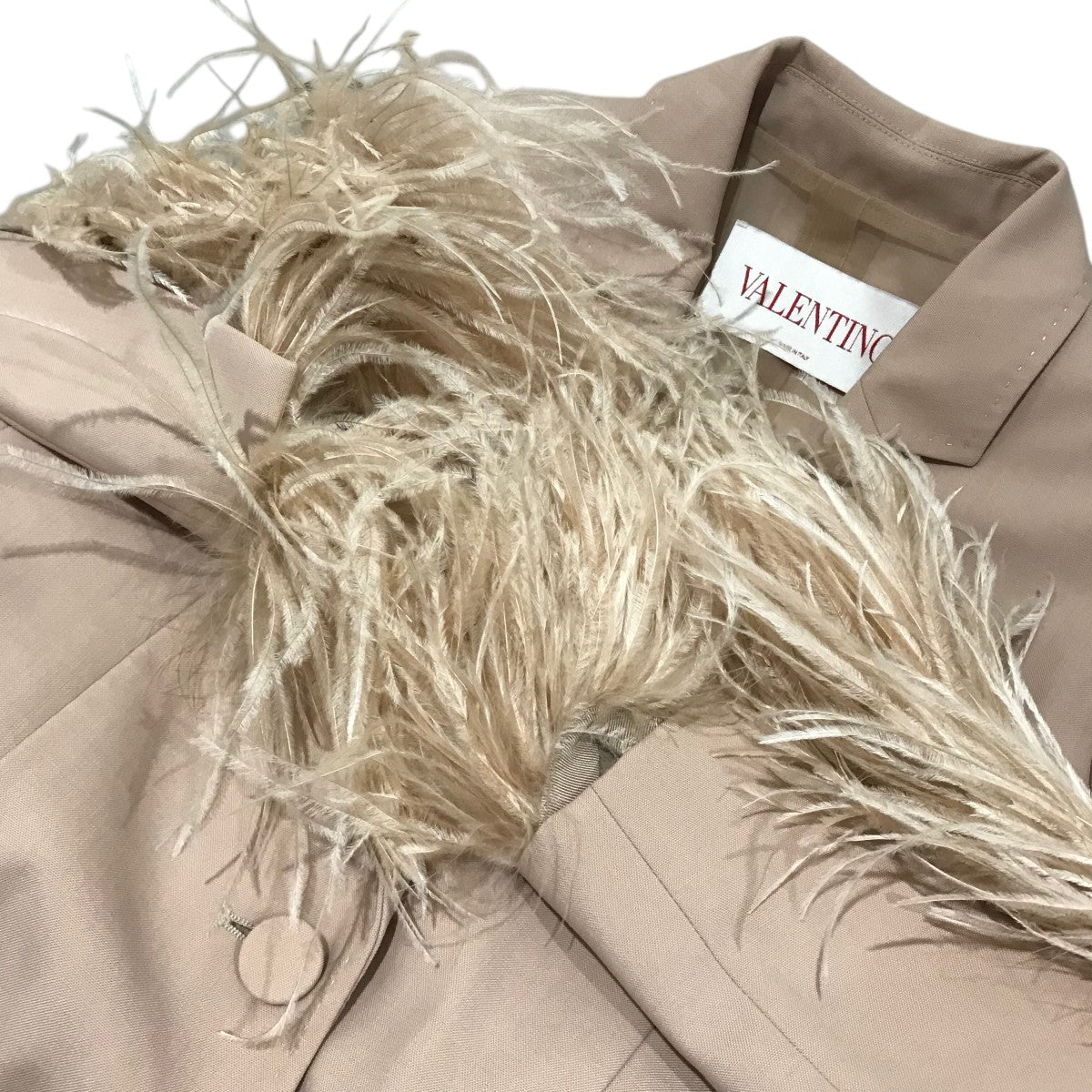 VALENTINO ファー袖テーラードジャケット2B0CE2N374B 古着・中古-6枚目のアイテム画像