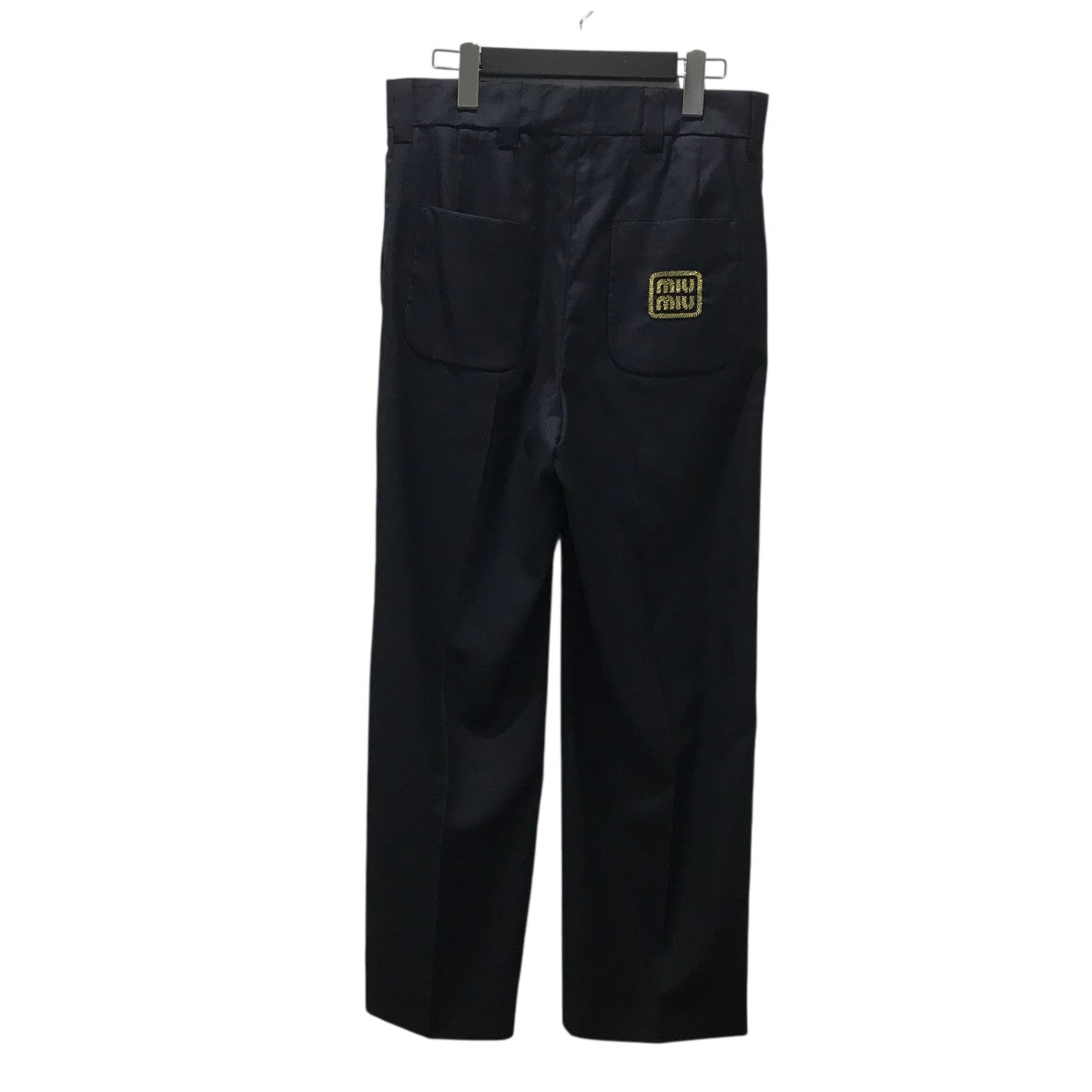 MIU MIU Batavia パンツ Navy Batavia Pants | Miu Miu