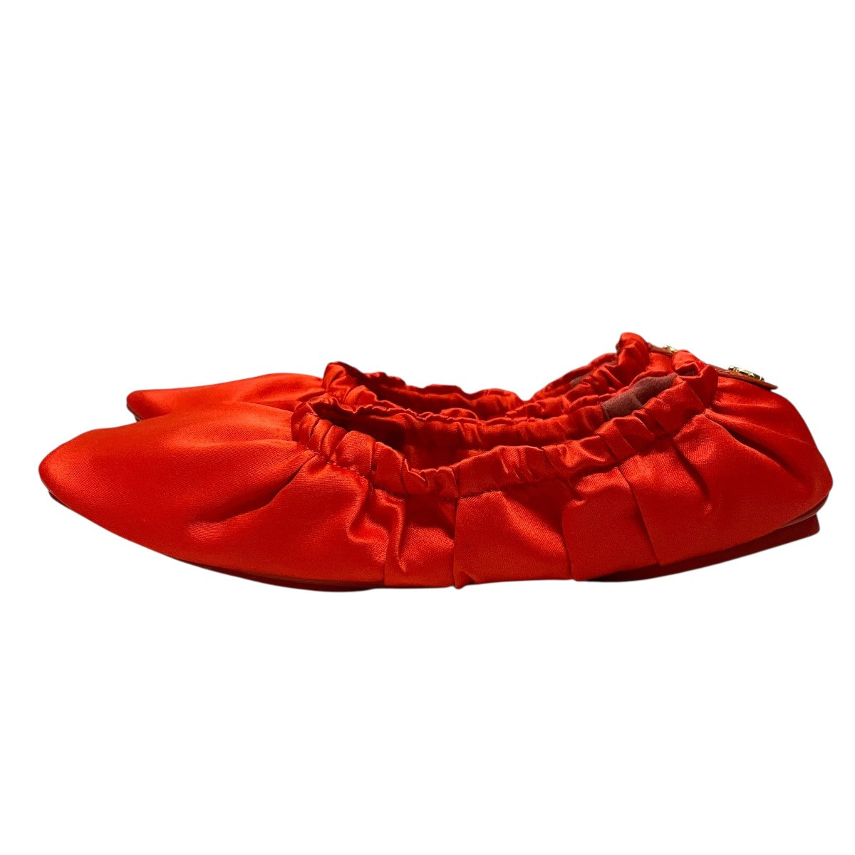 JIMMY CHOO(ジミーチュウ) BARDO FLATバレエシューズ オレンジ