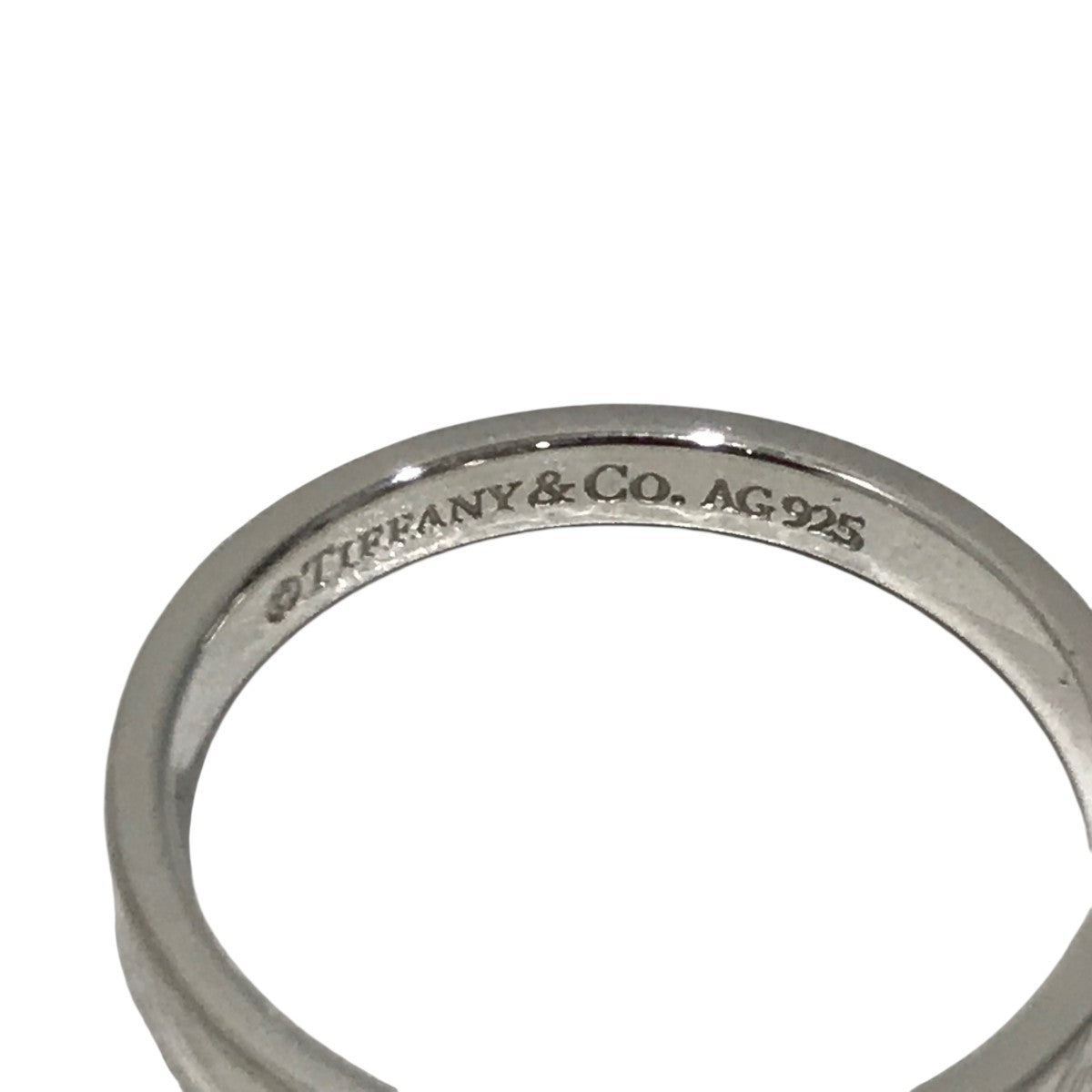 美品　Tiffany　ノーツ　ナロー　リング　シルバー　925　10号 Tiffany & Co. - Tiffany ティファニー ノーツ ナロー シルバー