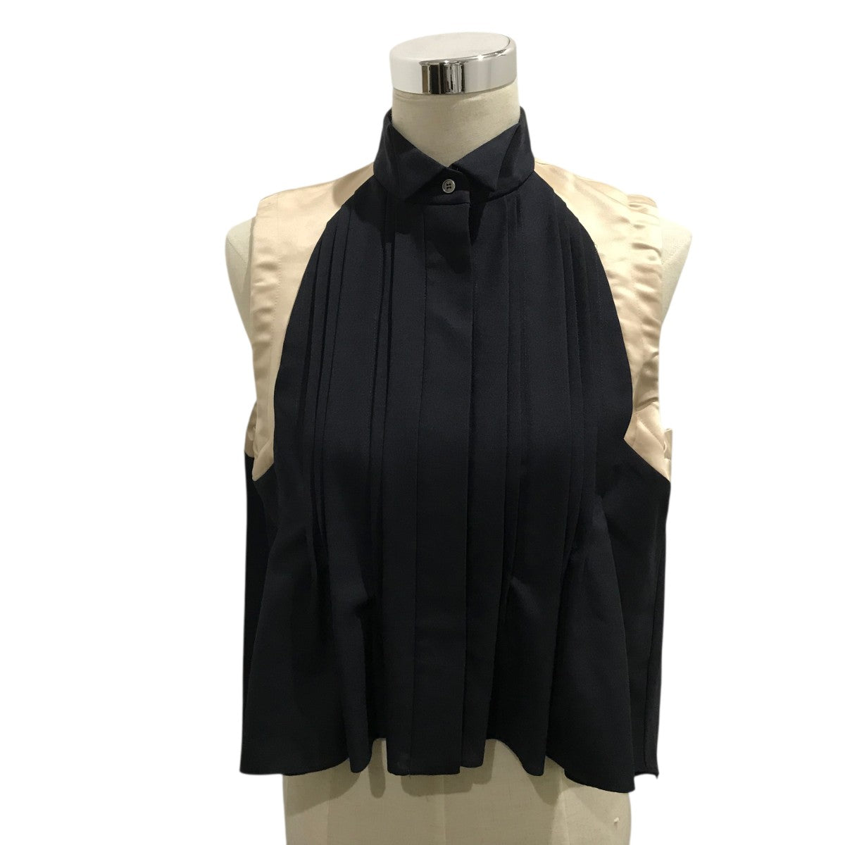 sacai(サカイ) 【Suiting Mix Shirt】ノースリーブブラウス22