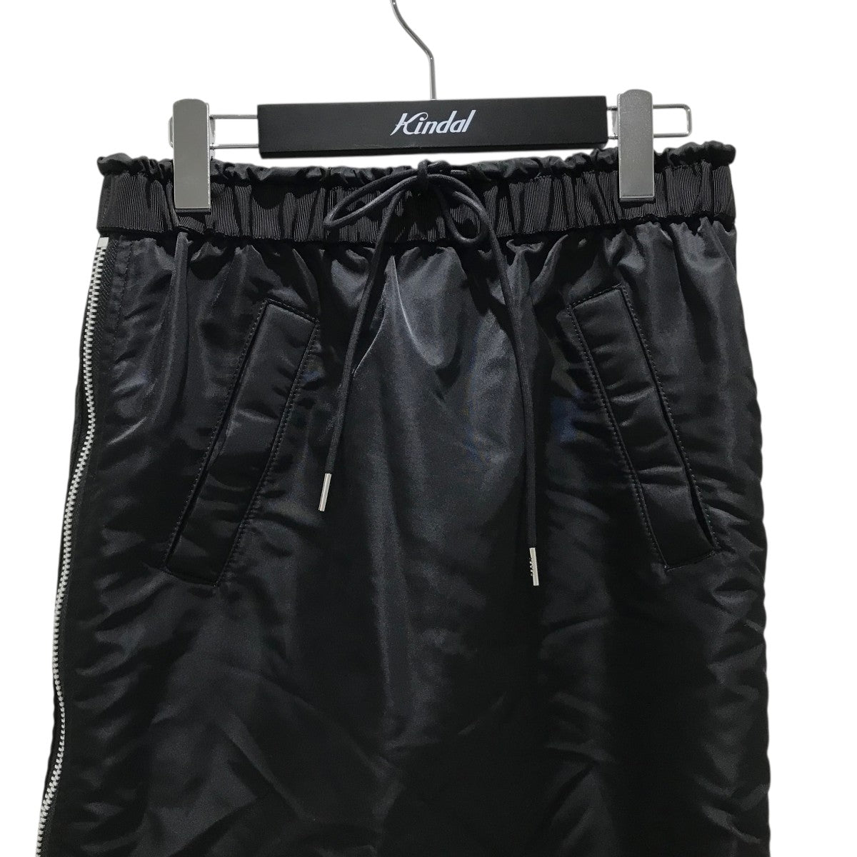 sacai SCW-073 ブラック　ナイロンツイルスカート sacai(サカイ) ナイロンツイルスカートSCW-073 SCW-073 ブラック