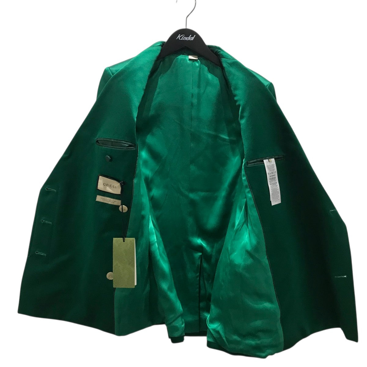 GUCCI (グッチ)グリーン ヴィンテージジャケット グリーン（緑）系 GUCCI(グッチ) アウター・ジャケット(メンズ