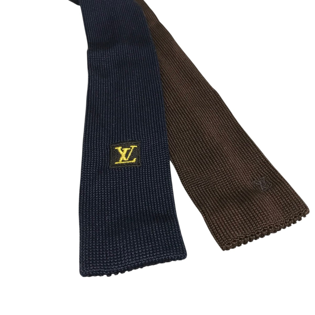 【LOUIS VUITTON】イタリア製 シルク ネイビー ネクタイ LOUIS VUITTON ルイ・ヴィトン イタリア製 シルク100