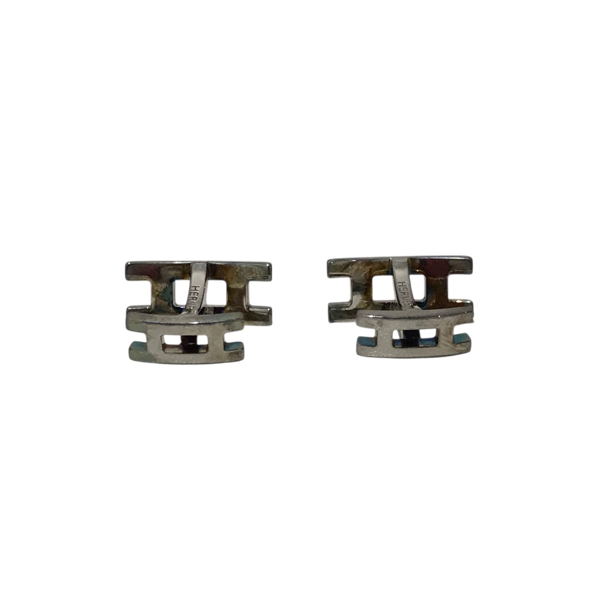 ✨極美品✨HERMESエルメス　Hモチーフ・オ・カレ ロゴカフス　シルバー エルメス/シルバー/H モチーフ/カフ/バングル/Hermès/Silver/H