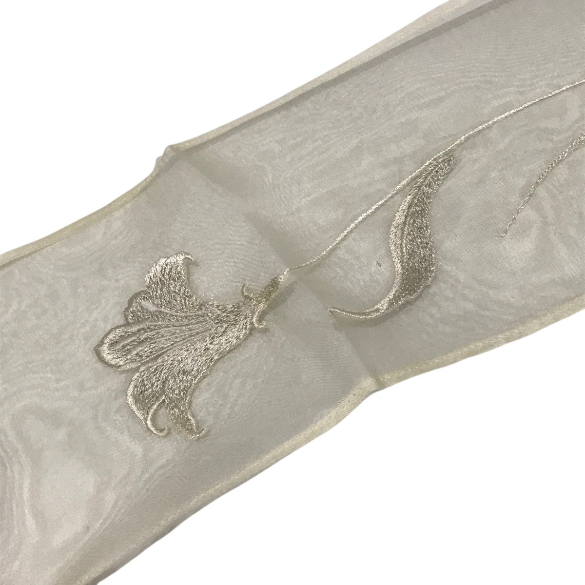 小物 mame kurogouchi Floral Embroidery Scarf mame kurogouchi Floral Embroidery Scarf - メルカリ