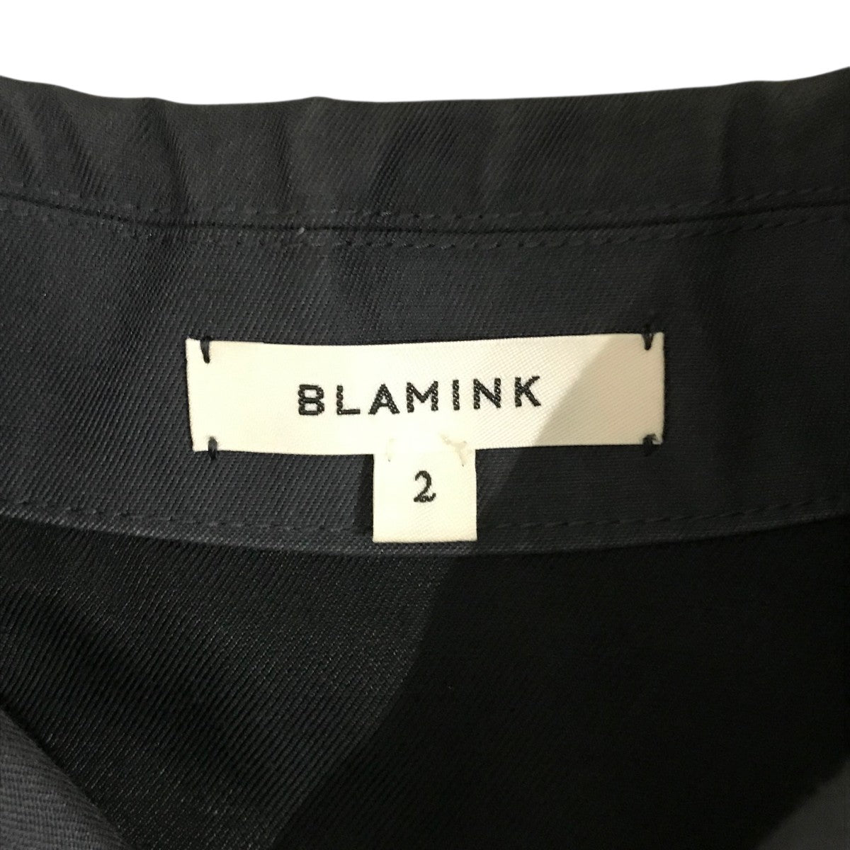 BLAMINK コットンシルク ジップアップブルゾン BLAMINK コットンシルク ジップアップブルゾン コットンシルク