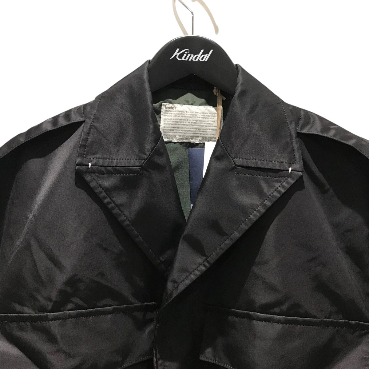 KOLOR 【NYLON S S BLOUSON】ナイロンショートスリーブジャケット25SCM-G09109 古着・中古-3枚目のアイテム画像