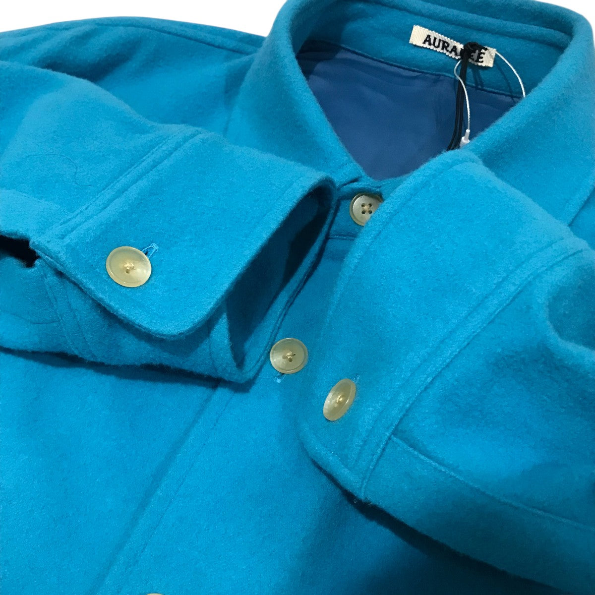 AURALEE 24aw フランネルシャツ　サイズ3 AURALEE(オーラリー) 24AW【BRUSHED SUPER FINE WOOL FLANNEL SHIRT