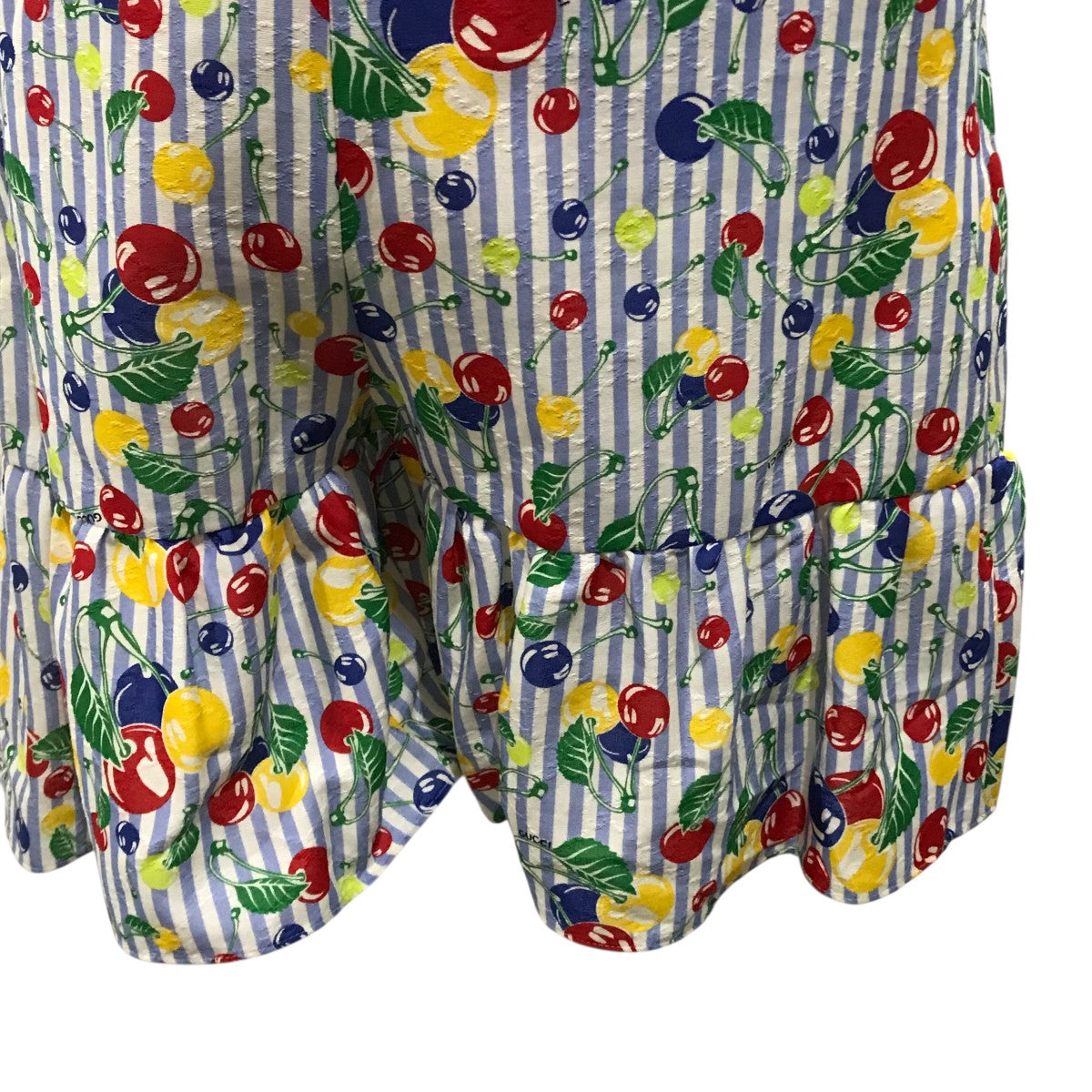 GUCCI チェリーストライプショートパンツ739766 古着・中古-4枚目のアイテム画像
