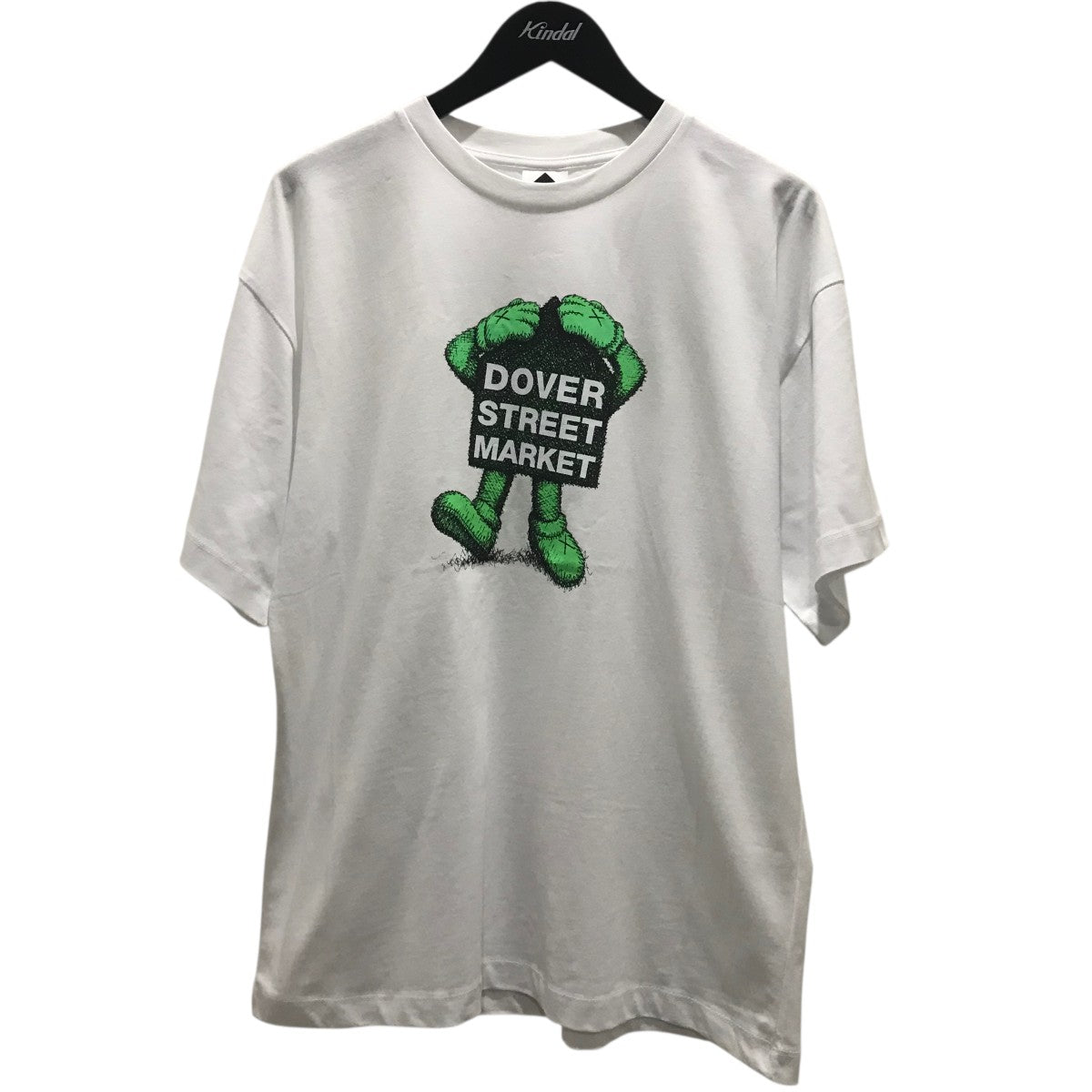 DOVER STREET MARKET×KAWS プリントTシャツ ホワイト サイズ L