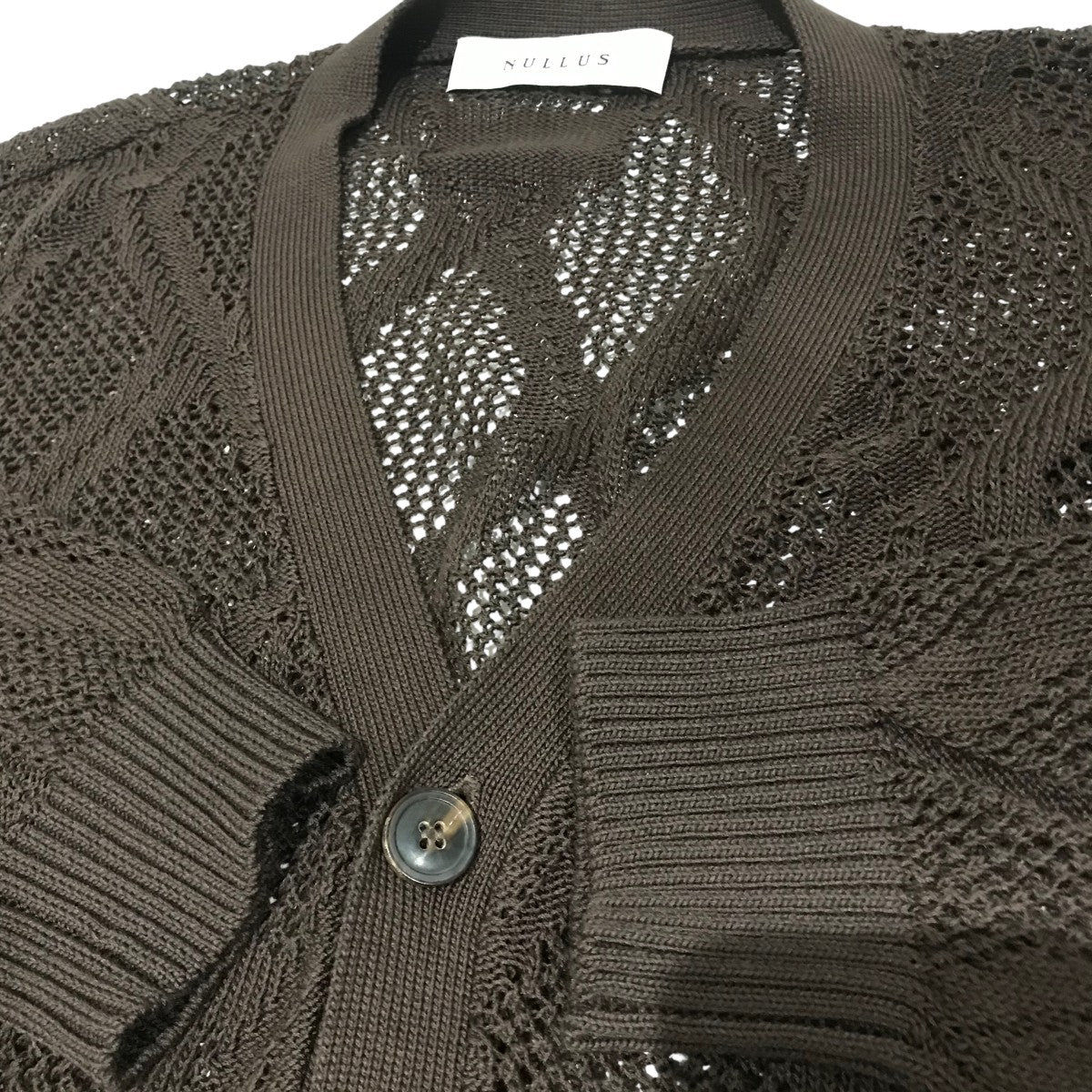 NULLUS(ヌル) 25SSDeconstructed CardiganNUSS25CDG002