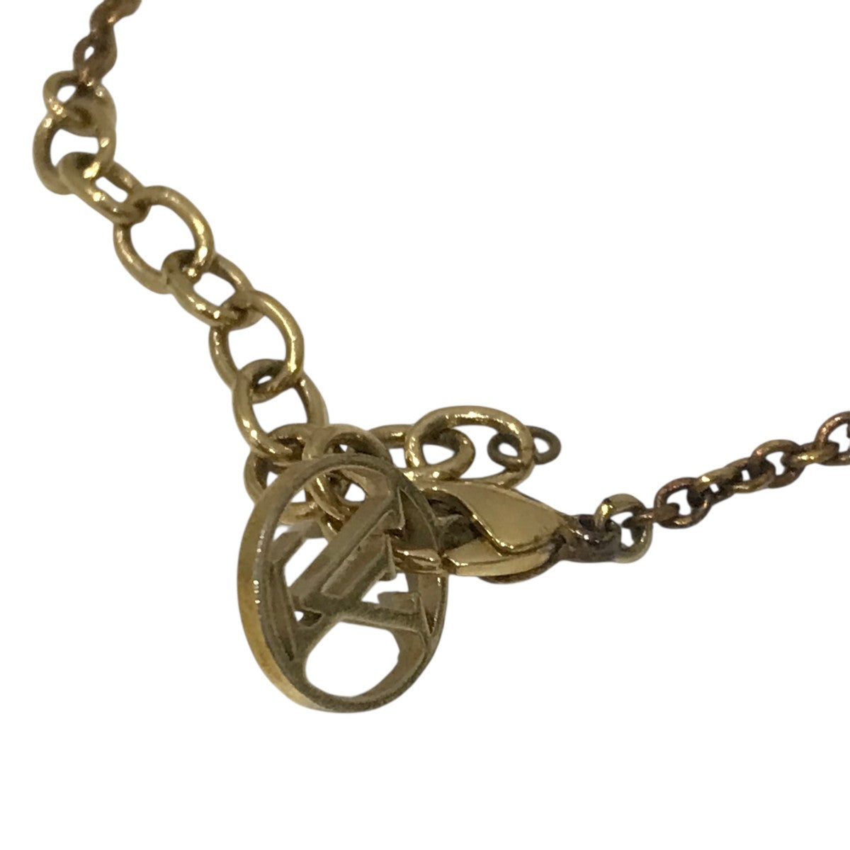 LOUIS VUITTON ネックレス　ルルグラム　コリエ　ストーン　イニシャル LOUIS VUITTON ルイヴィトン M68261 コリエ マップ LV