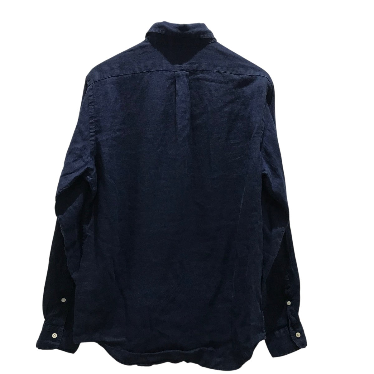 ラルフローレン　リネンシャツ　ネイビー　Sサイズ POLO RALPH LAUREN(ポロラルフローレン) リネンシャツ ネイビー